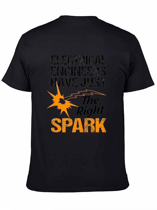 Electrical Engineer Right Spark Graphic T-Shirt