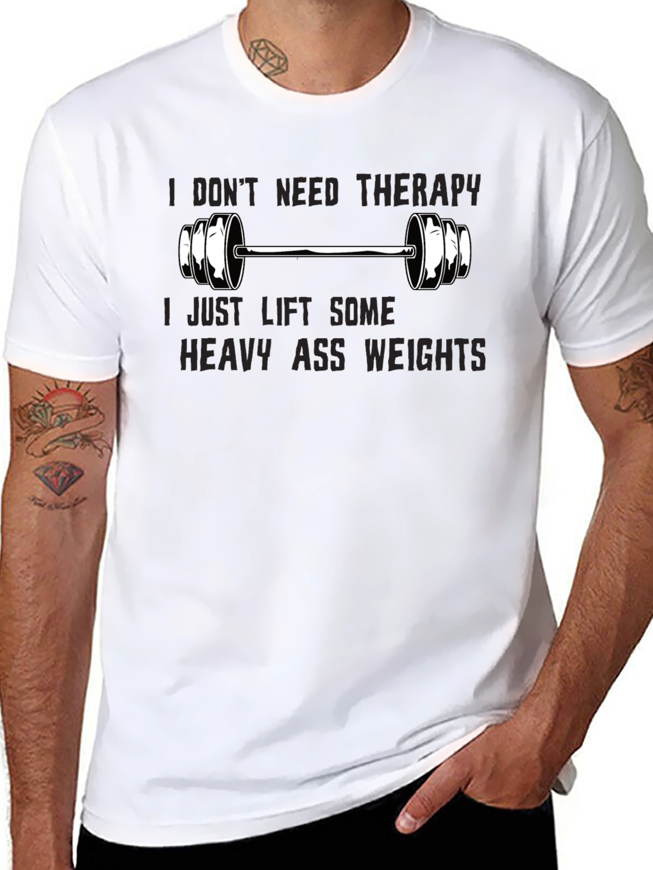 Therapy? Nah Weights! Graphic T-Shirt