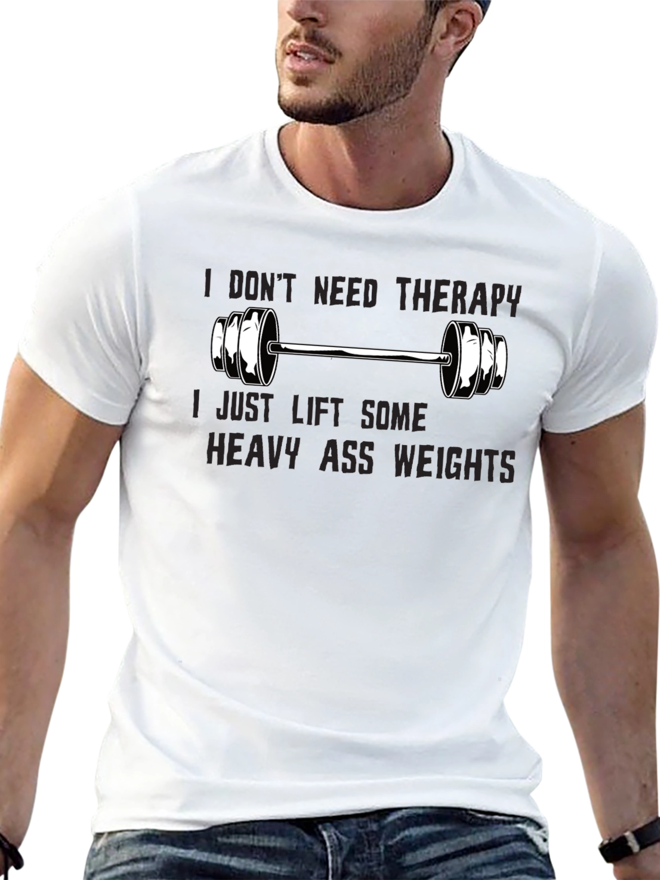 Therapy? Nah Weights! Graphic T-Shirt