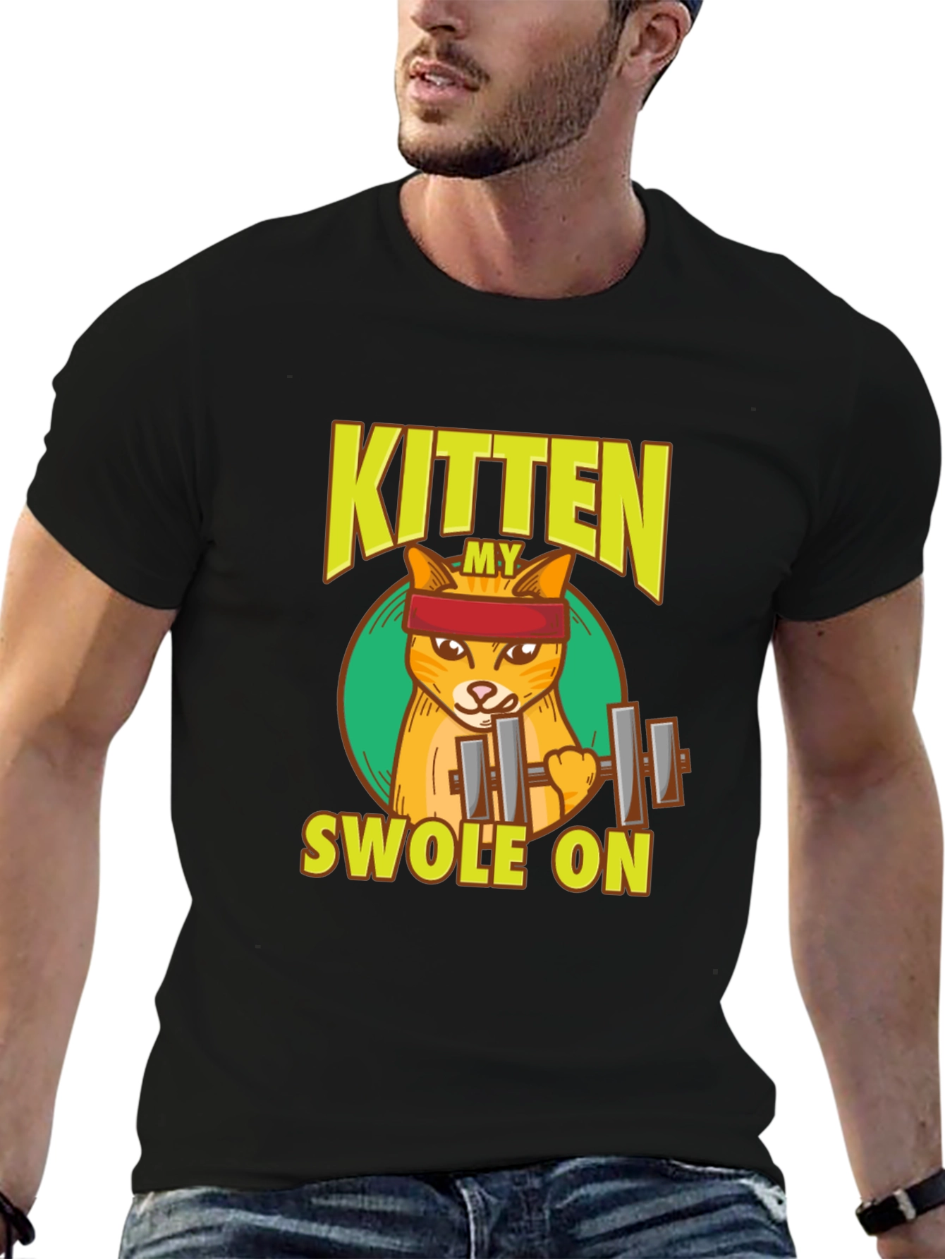 My Kitten Swole On T-Shirt - Gym Cat