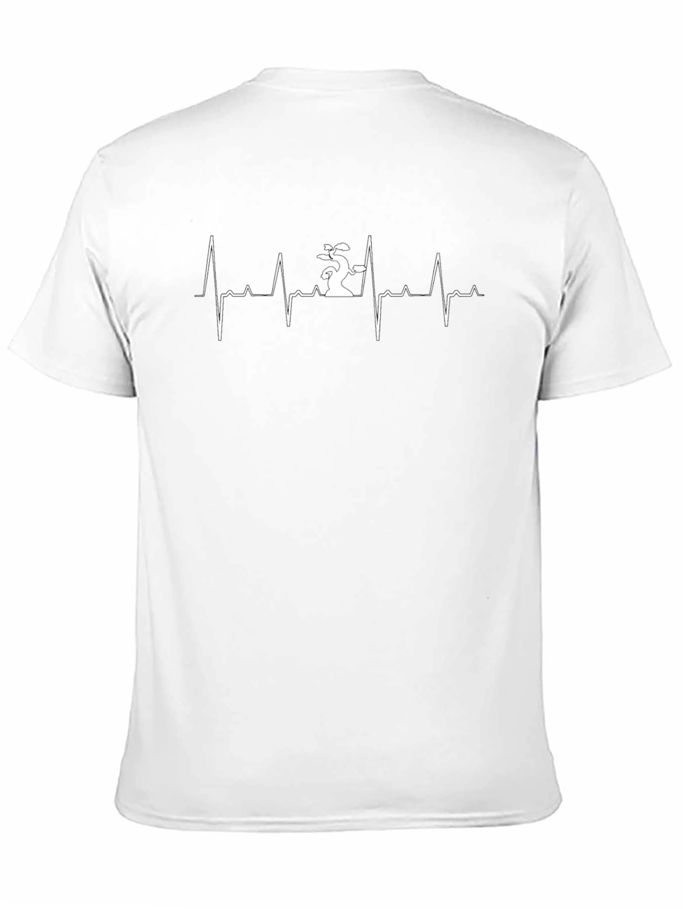 Bonsai Tree Heartbeat T-Shirt - Zen Garden Lover Tee