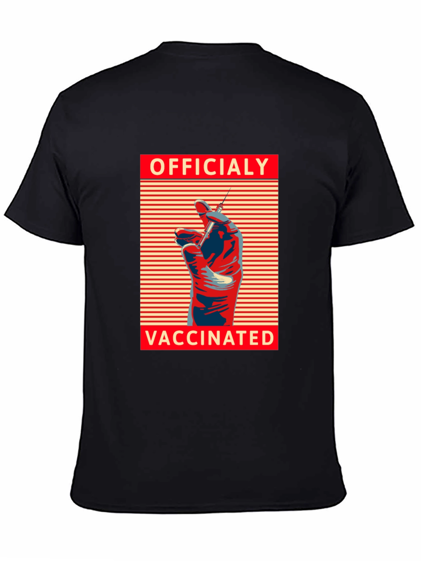 Officially Vaccinated Graphic Tee - Modern Comfort