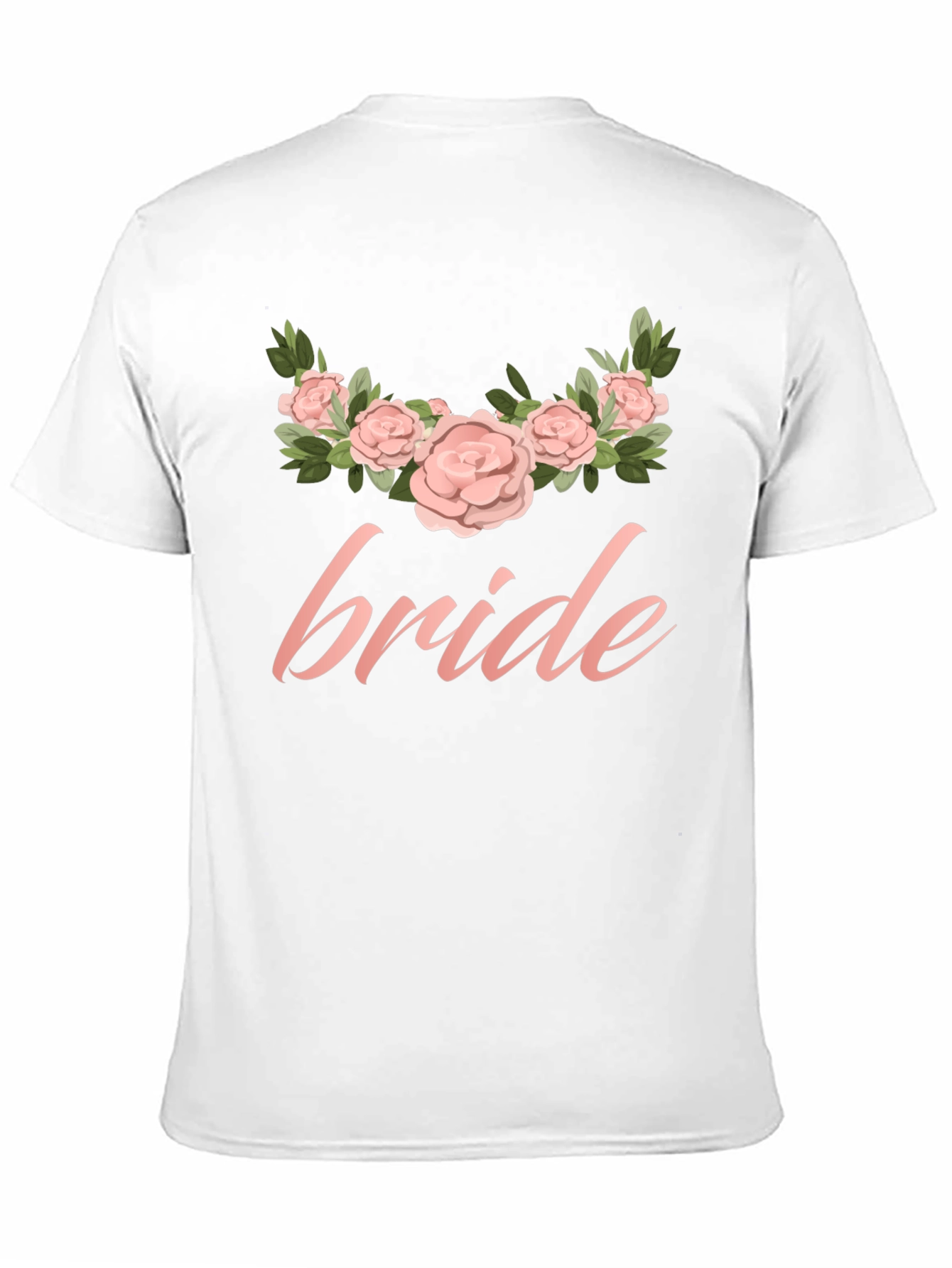 Bride Floral T-Shirt - Wedding Party Tee