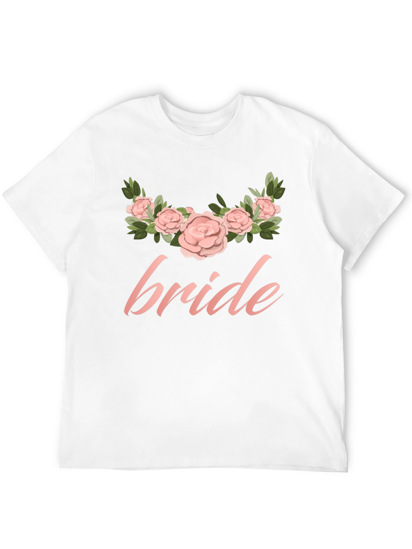 Bride Floral T-Shirt - Wedding Party Tee