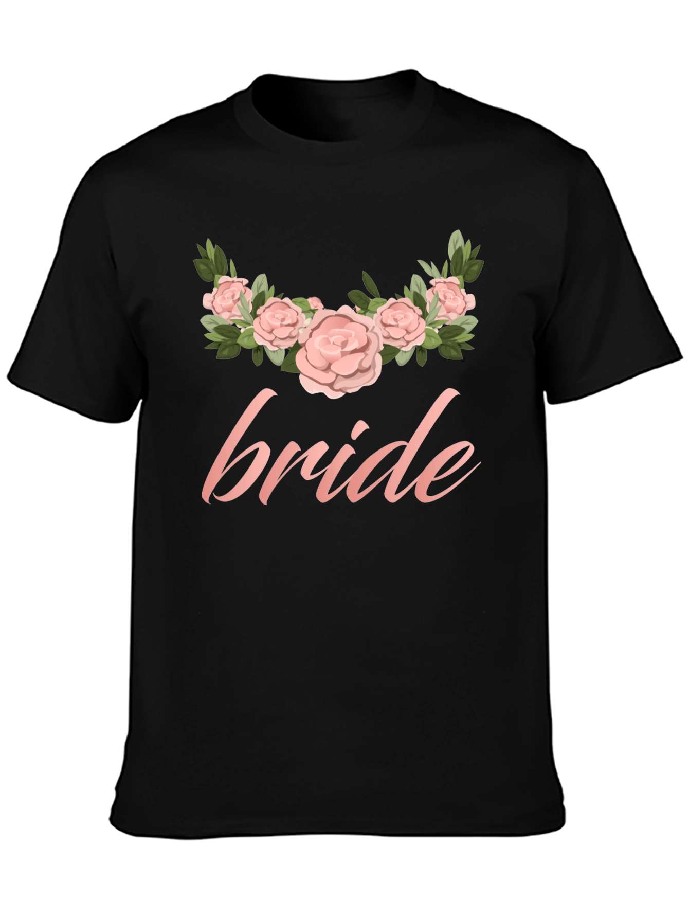 Bride Floral T-Shirt - Wedding Party Tee