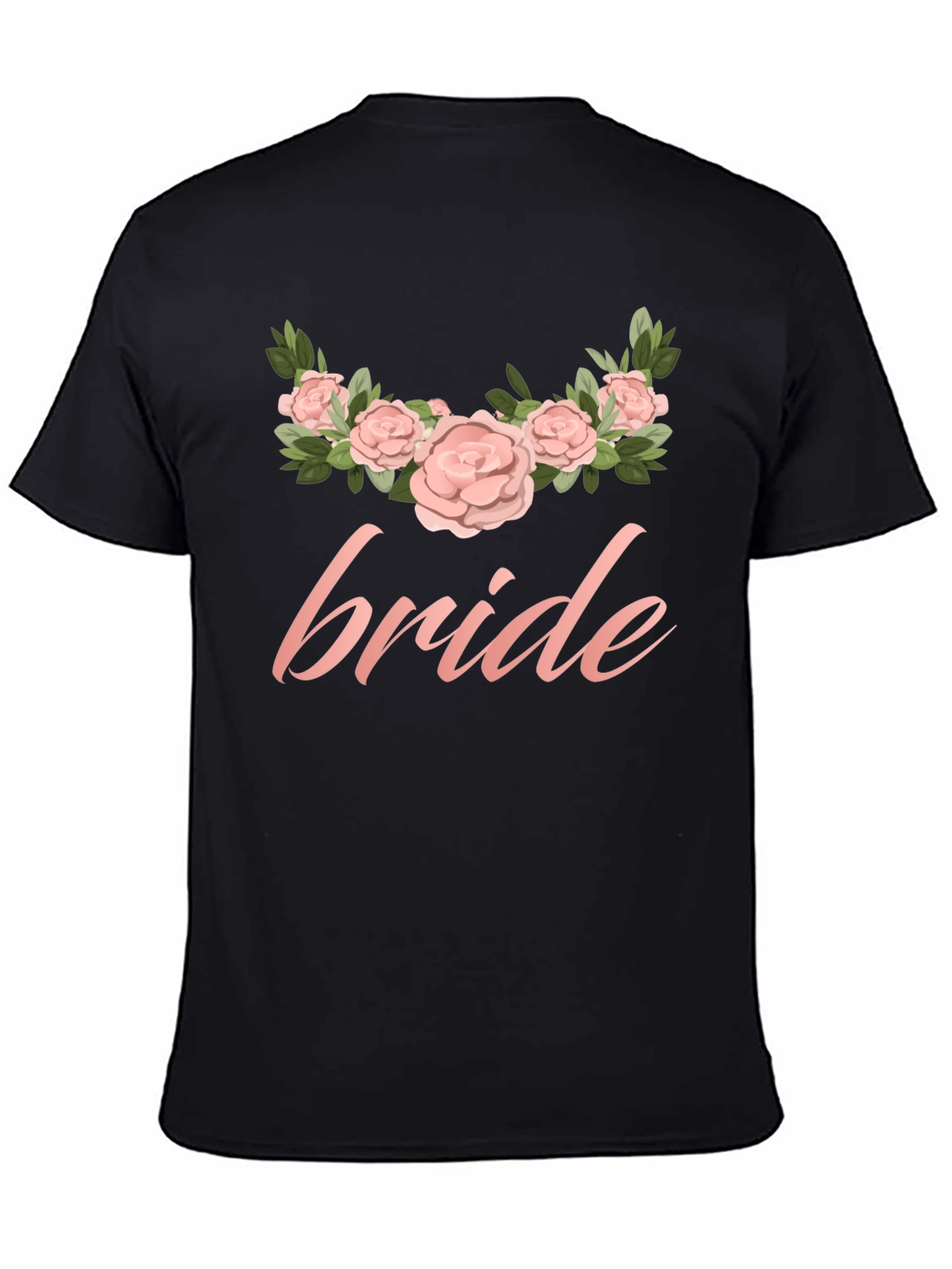 Bride Floral T-Shirt - Wedding Party Tee