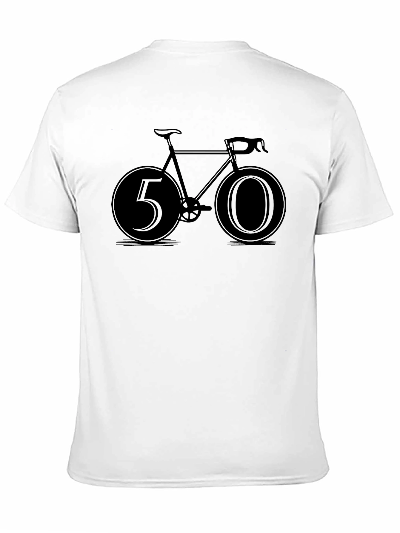 Cycling 50 Tee - Cool Bike Graphic T-Shirt