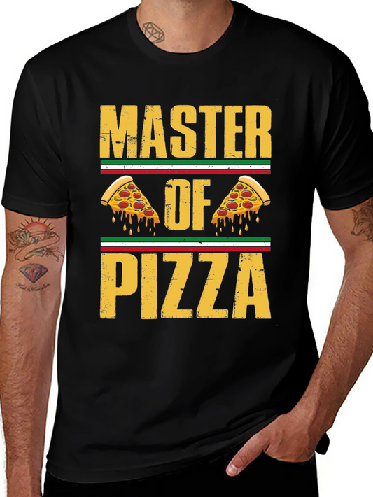 Master of Pizza Graphic T-Shirt