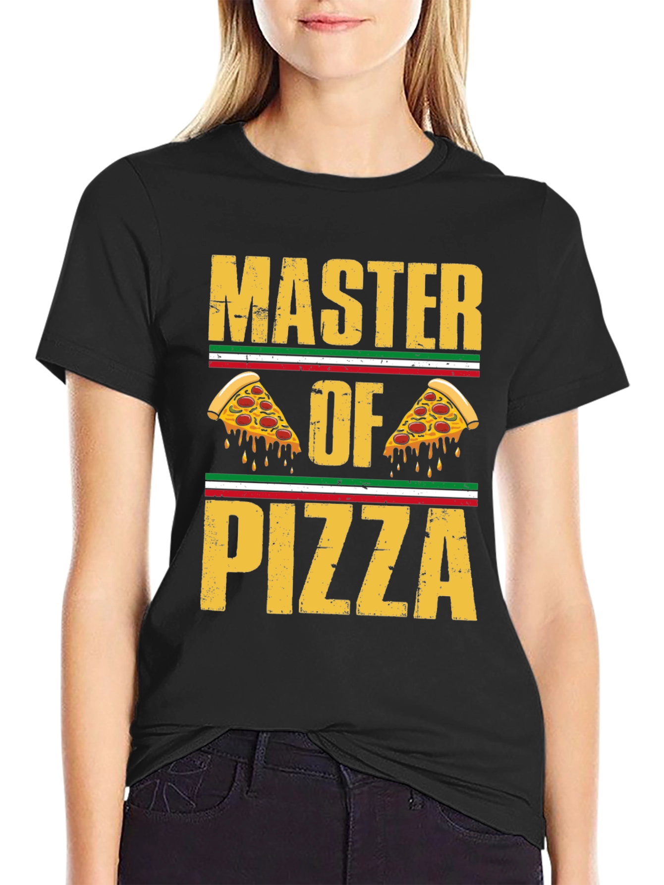 Master of Pizza Graphic T-Shirt