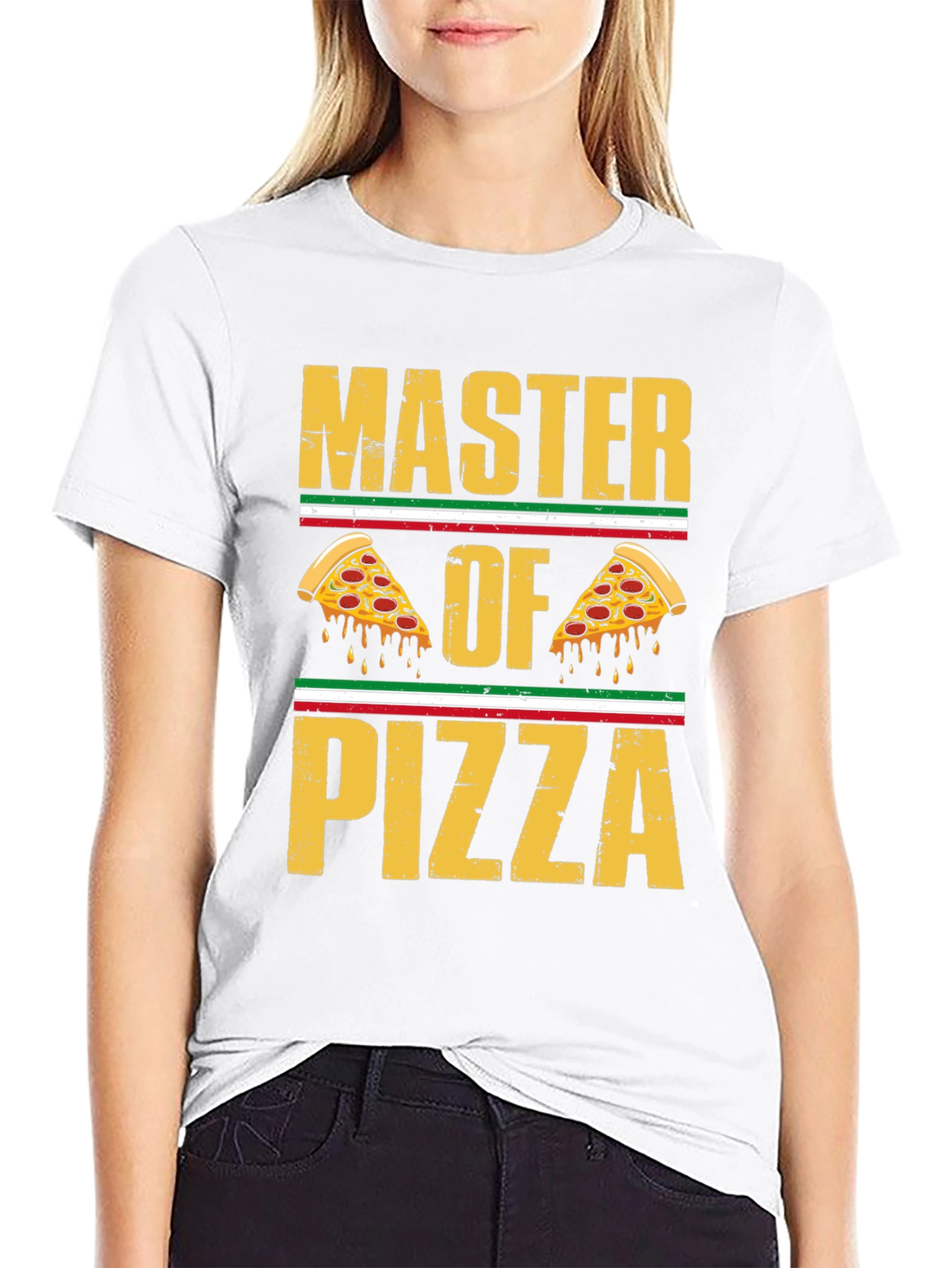 Master of Pizza Graphic T-Shirt