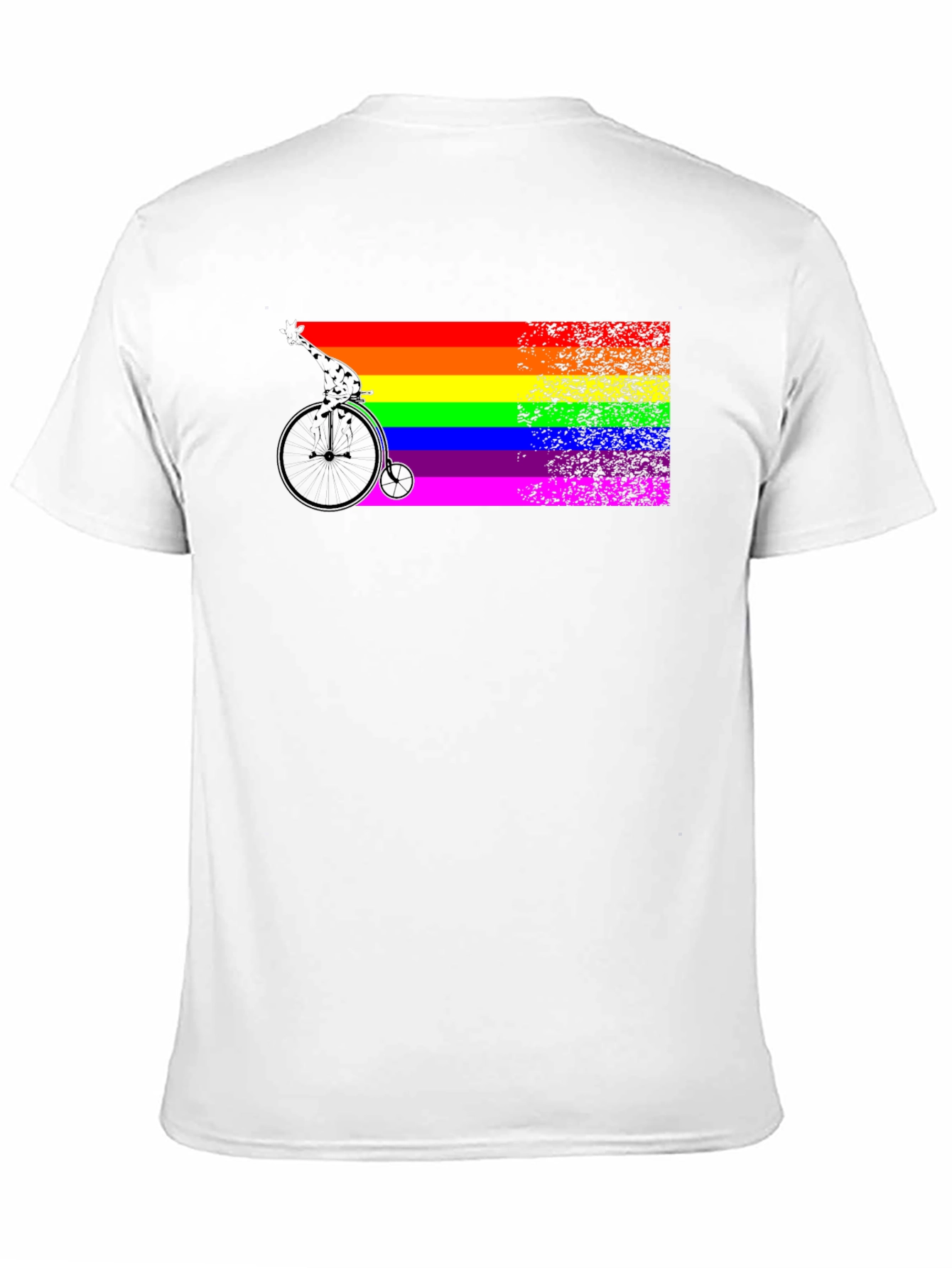 Rainbow Pride Bicycle Graphic T-Shirt
