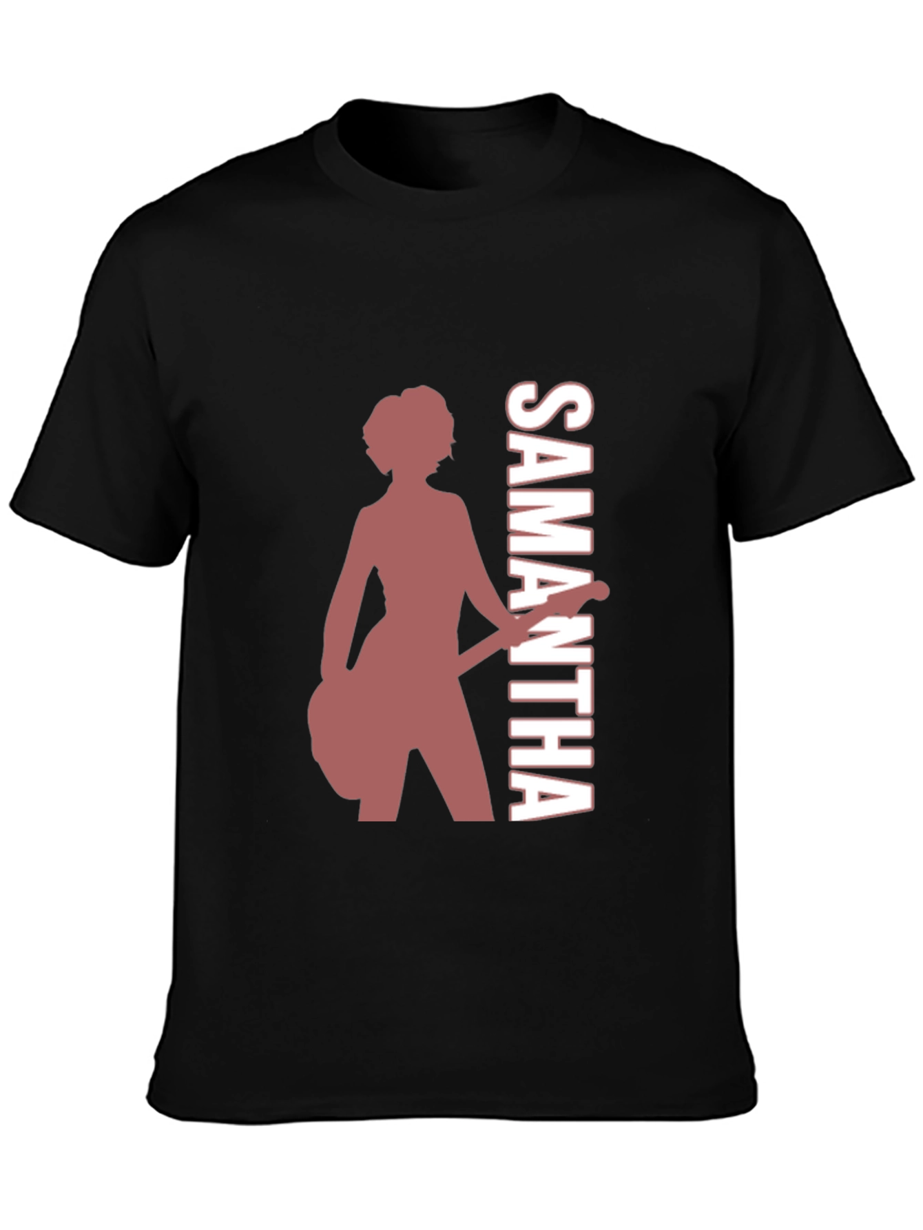Samantha Guitar Player Graphic Tee