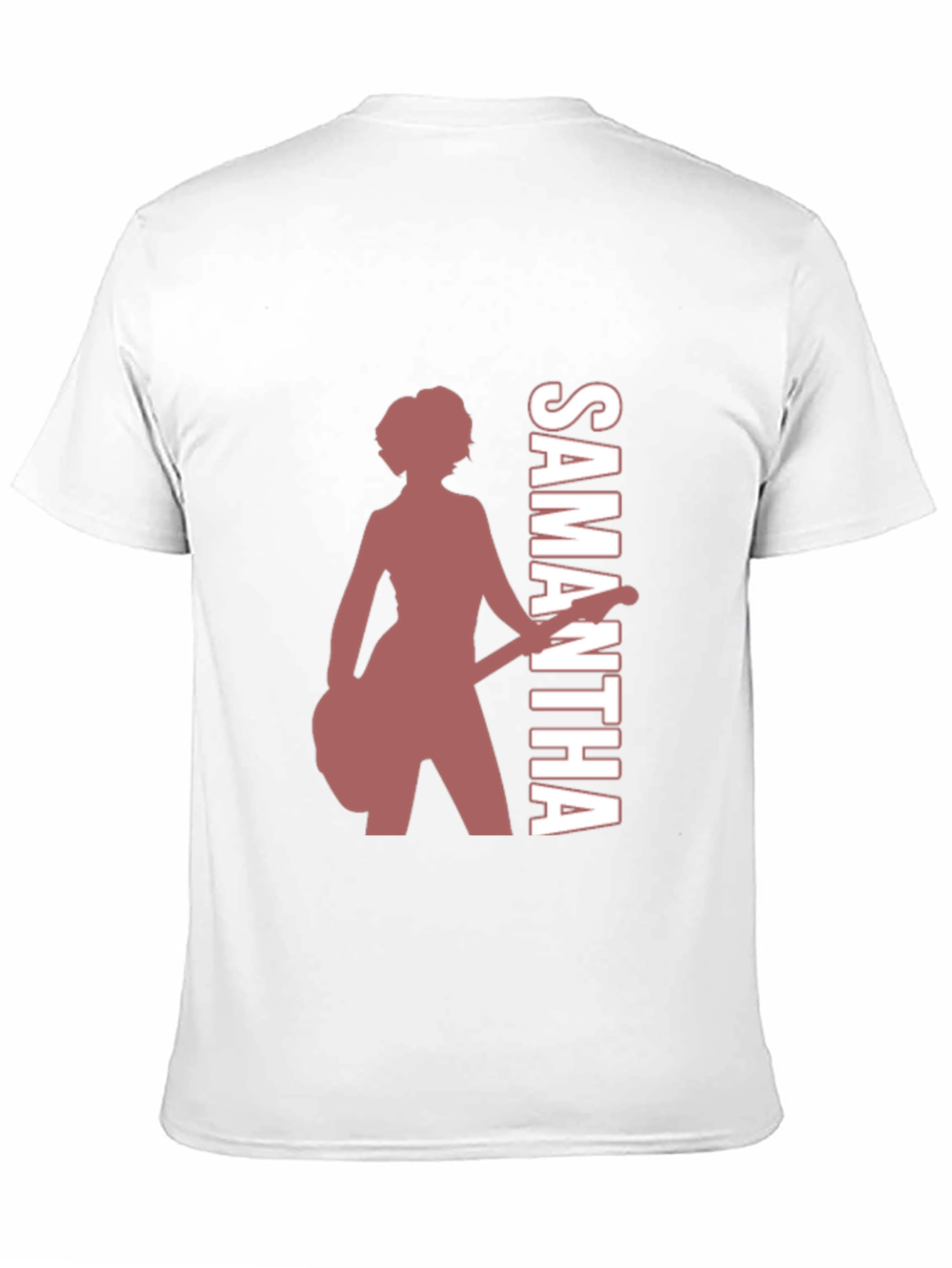 Samantha Guitar Player Graphic Tee