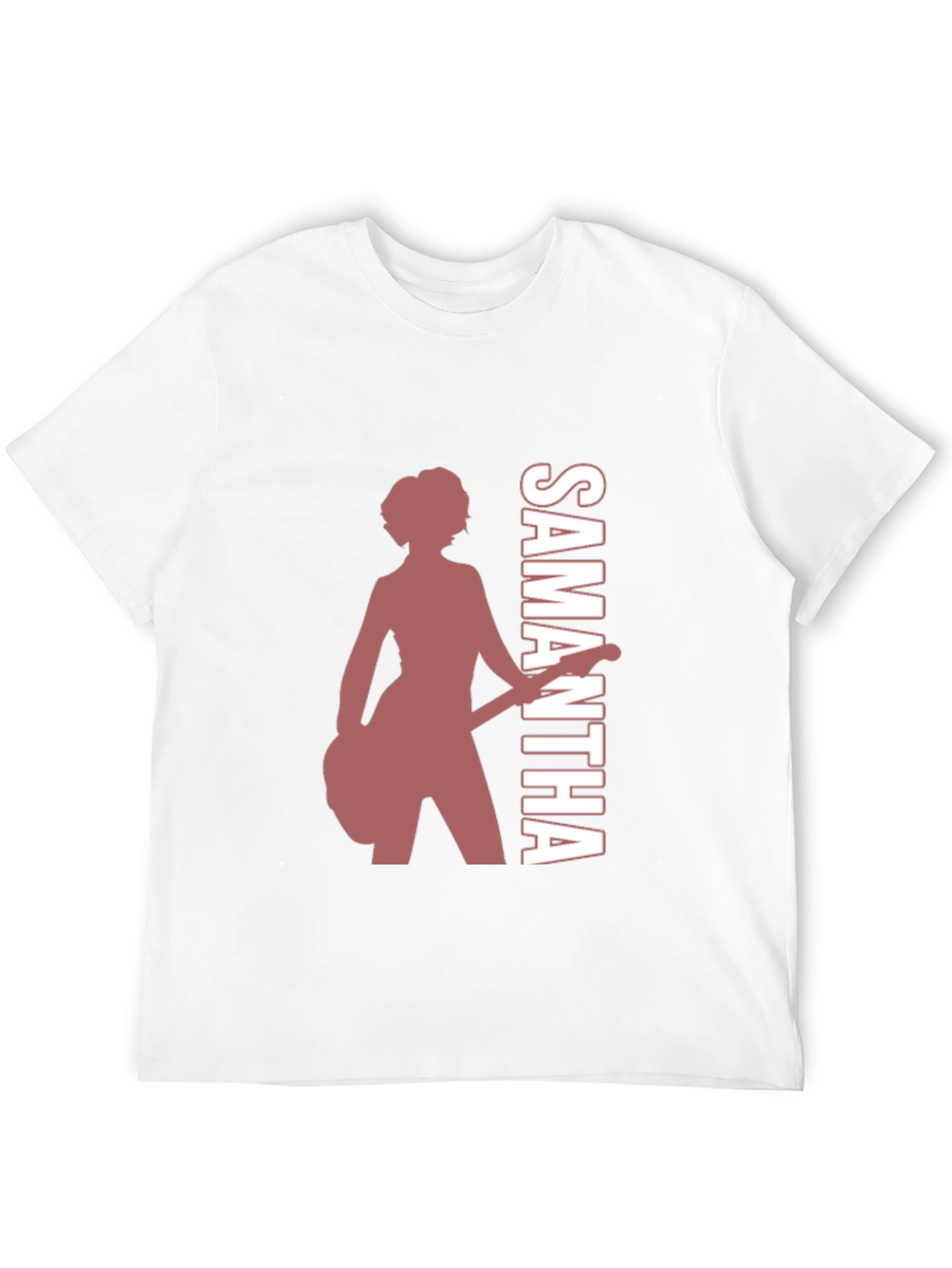 Samantha Guitar Player Graphic Tee