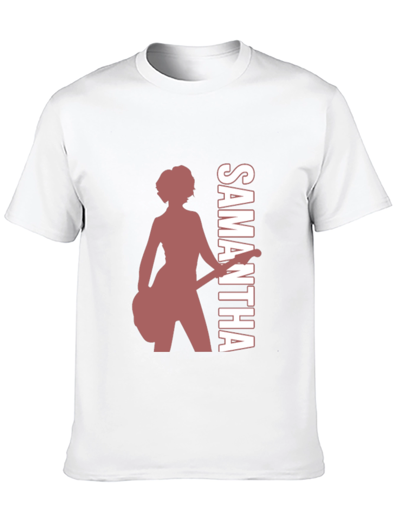 Samantha Guitar Player Graphic Tee