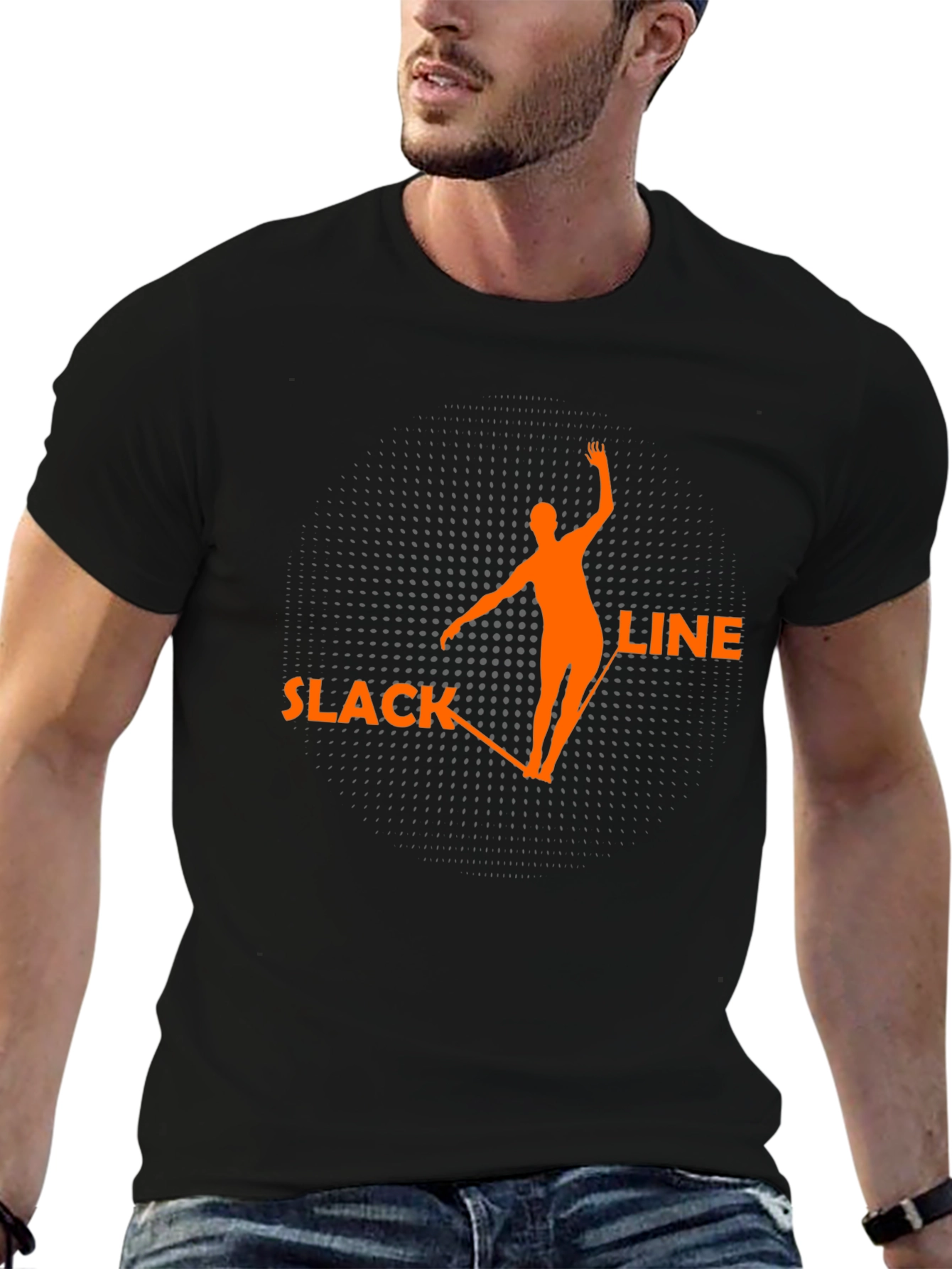 Slackline T-Shirt - Balance & Adventure Design