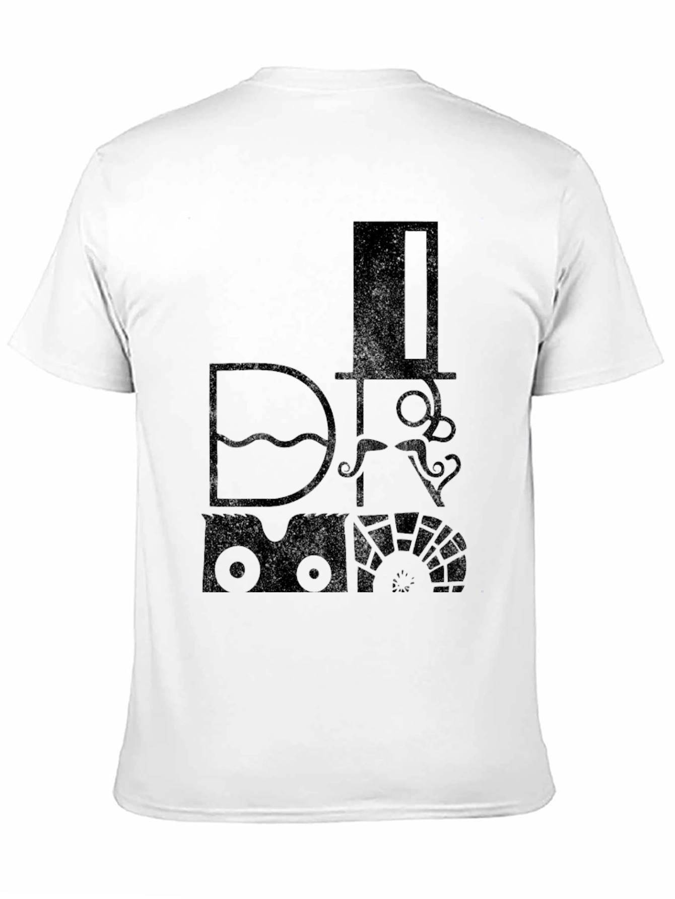 Steampunk Train Graphic T-Shirt - Retro Style