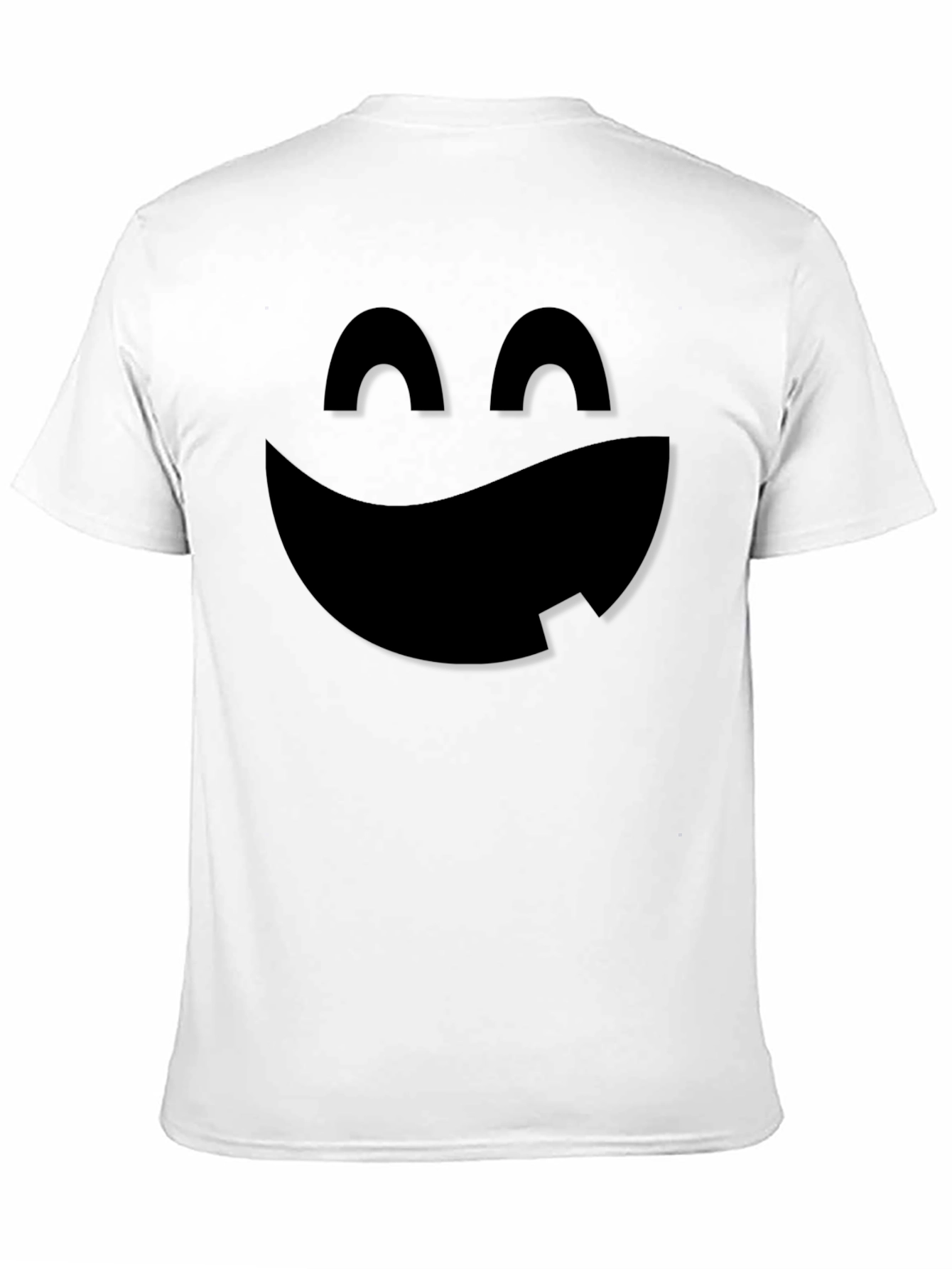 Black Spooky Smile Halloween T-Shirt