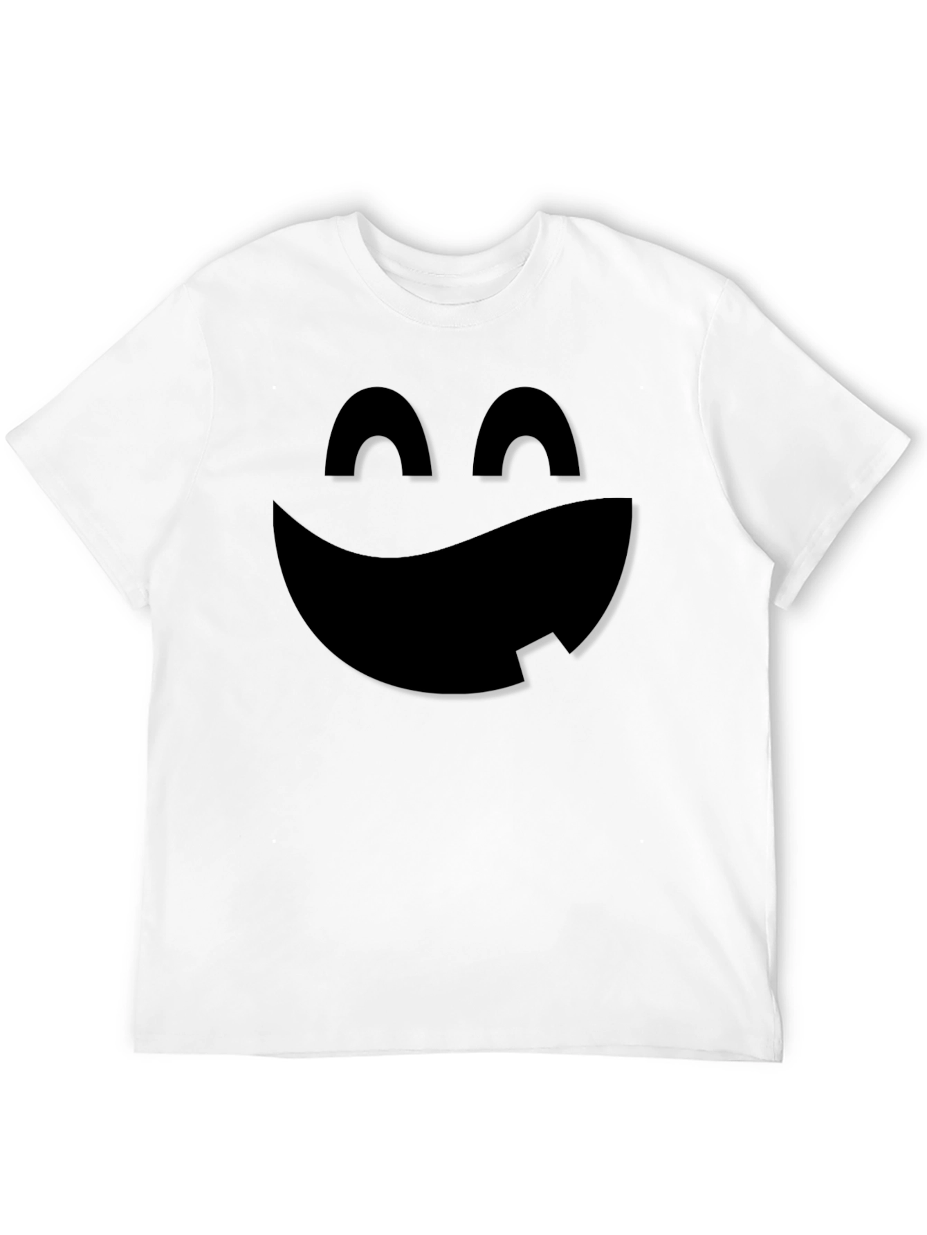 Black Spooky Smile Halloween T-Shirt