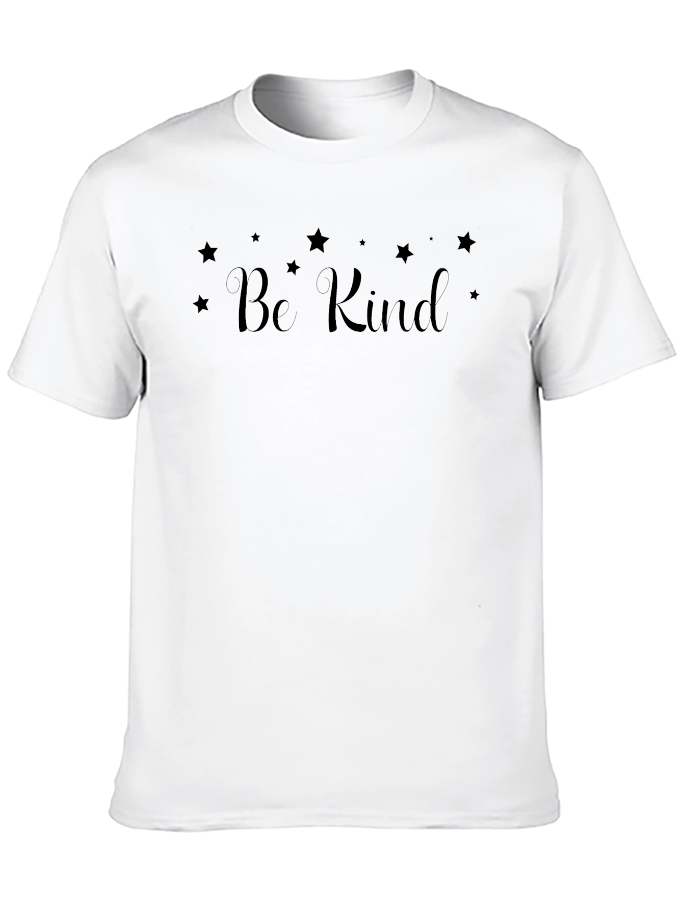 Be Kind Star Graphic Black Tee Shirt