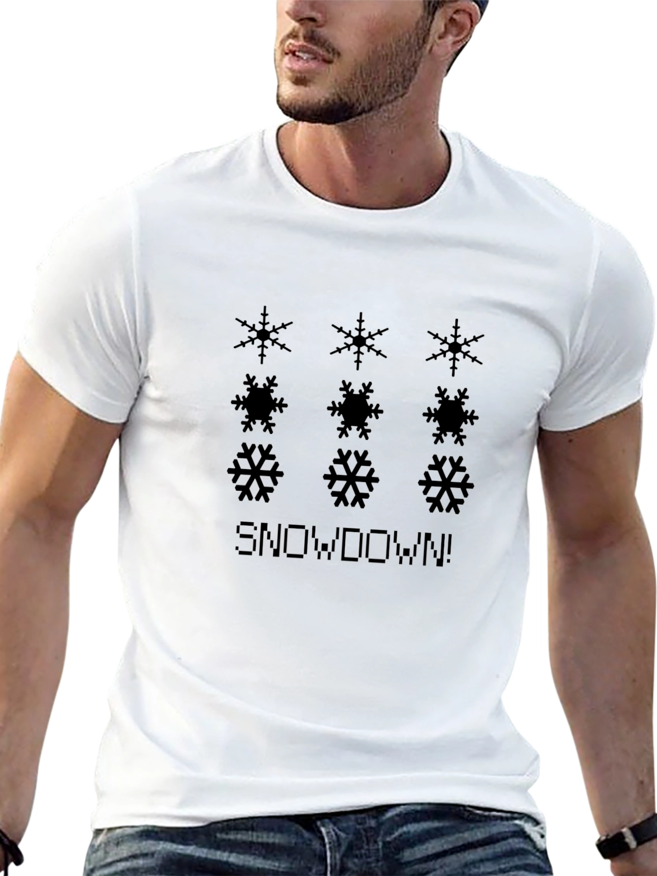 Snowdown Snowflake Graphic T-Shirt
