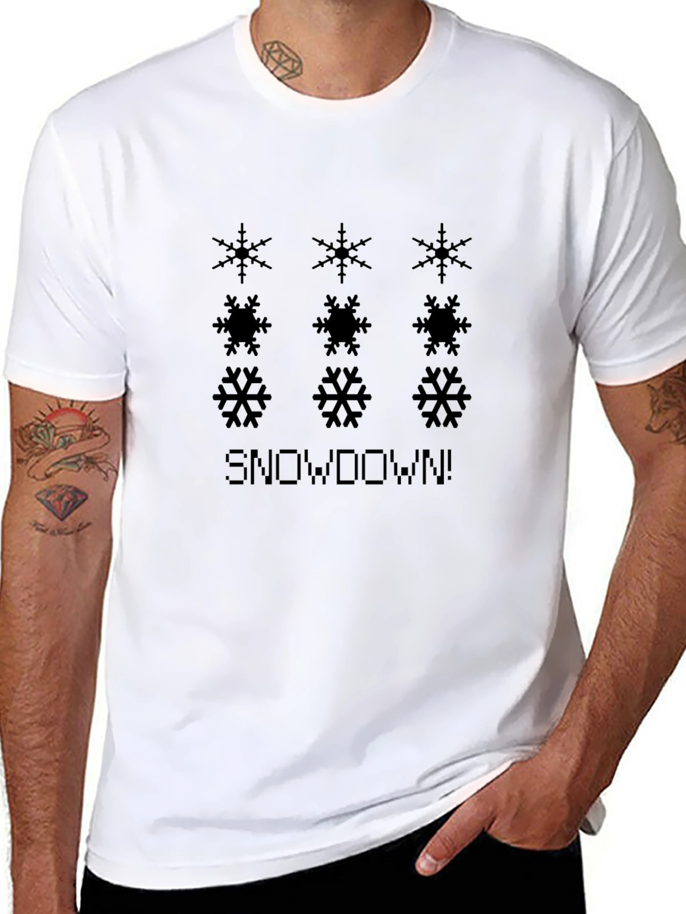 Snowdown Snowflake Graphic T-Shirt