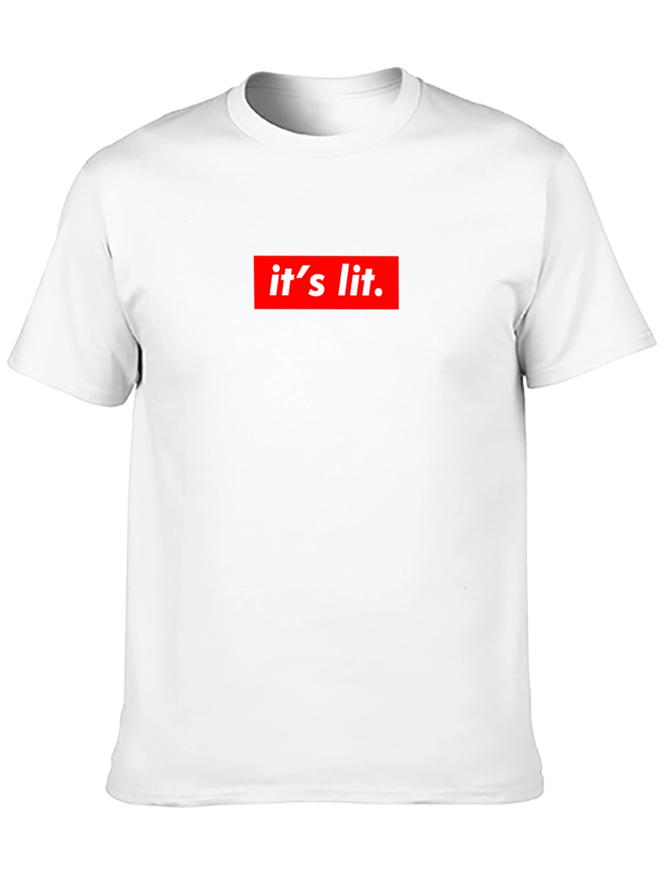 Its Lit Graphic Tee - Trendy Statement Shirt