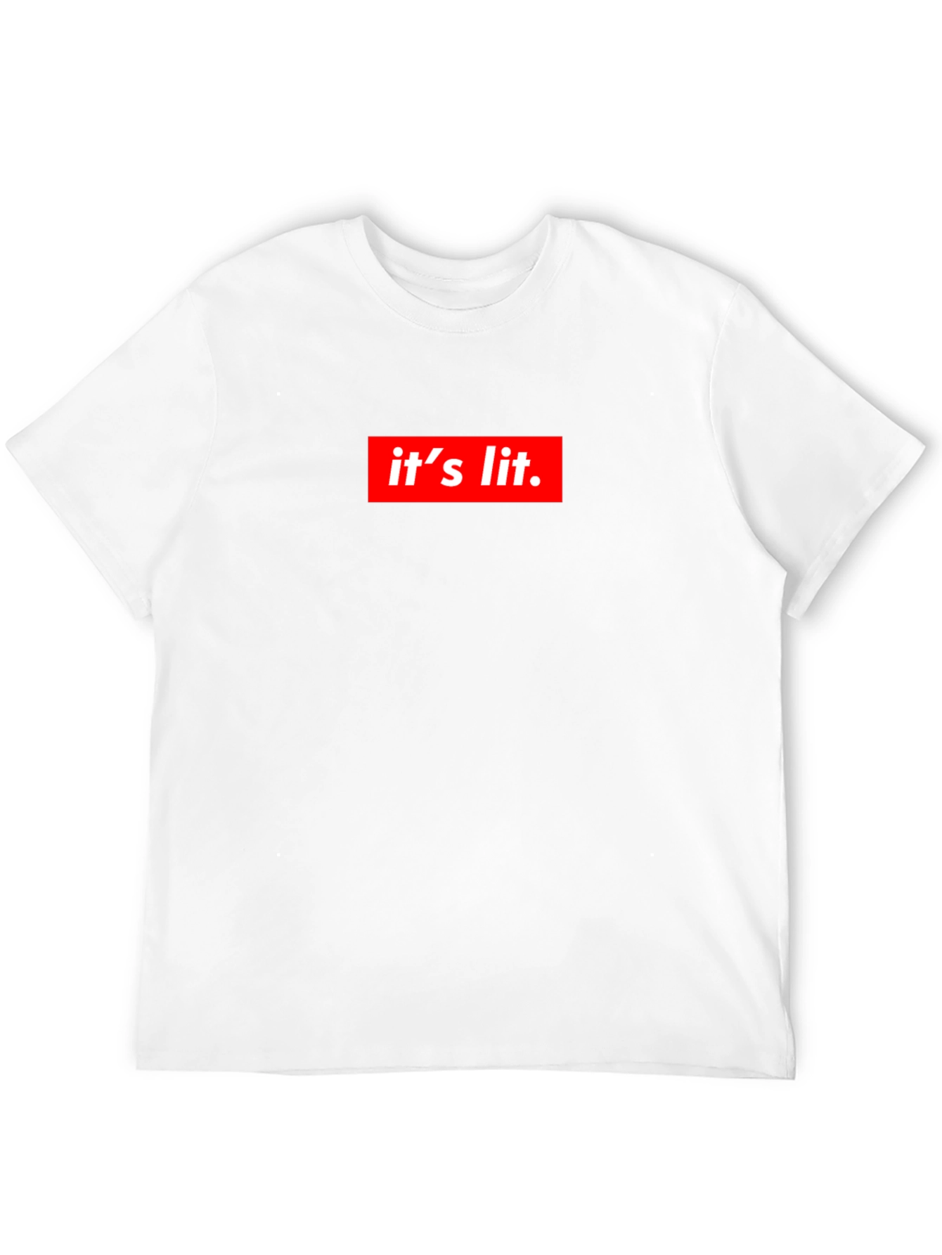 Its Lit Graphic Tee - Trendy Statement Shirt