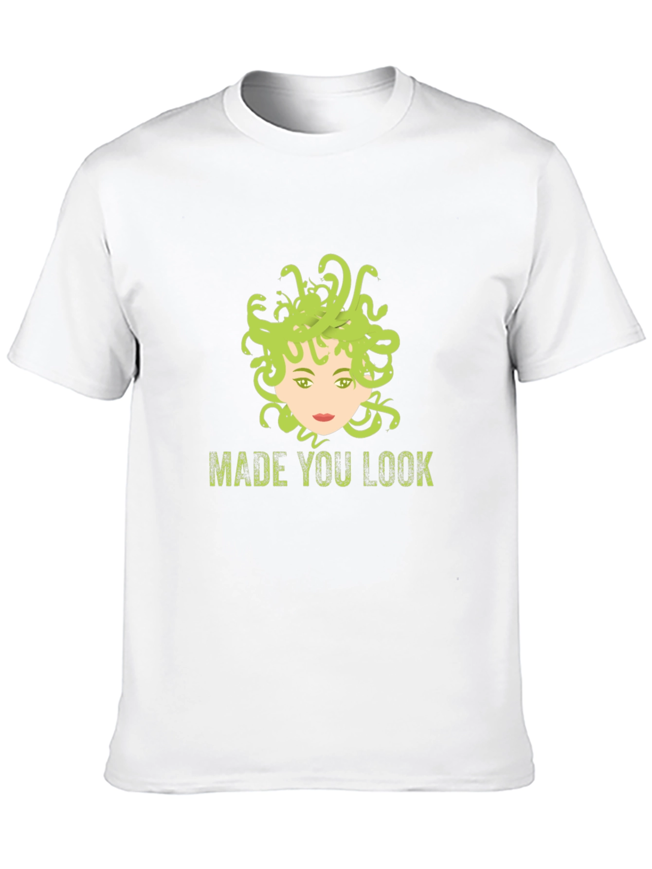 Medusa Made You Look Graphic Tee - Black