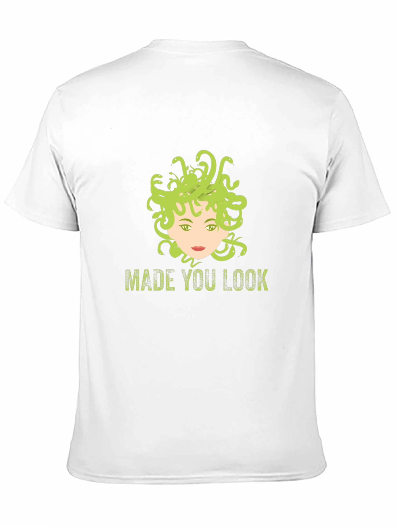 Medusa Made You Look Graphic Tee - Black