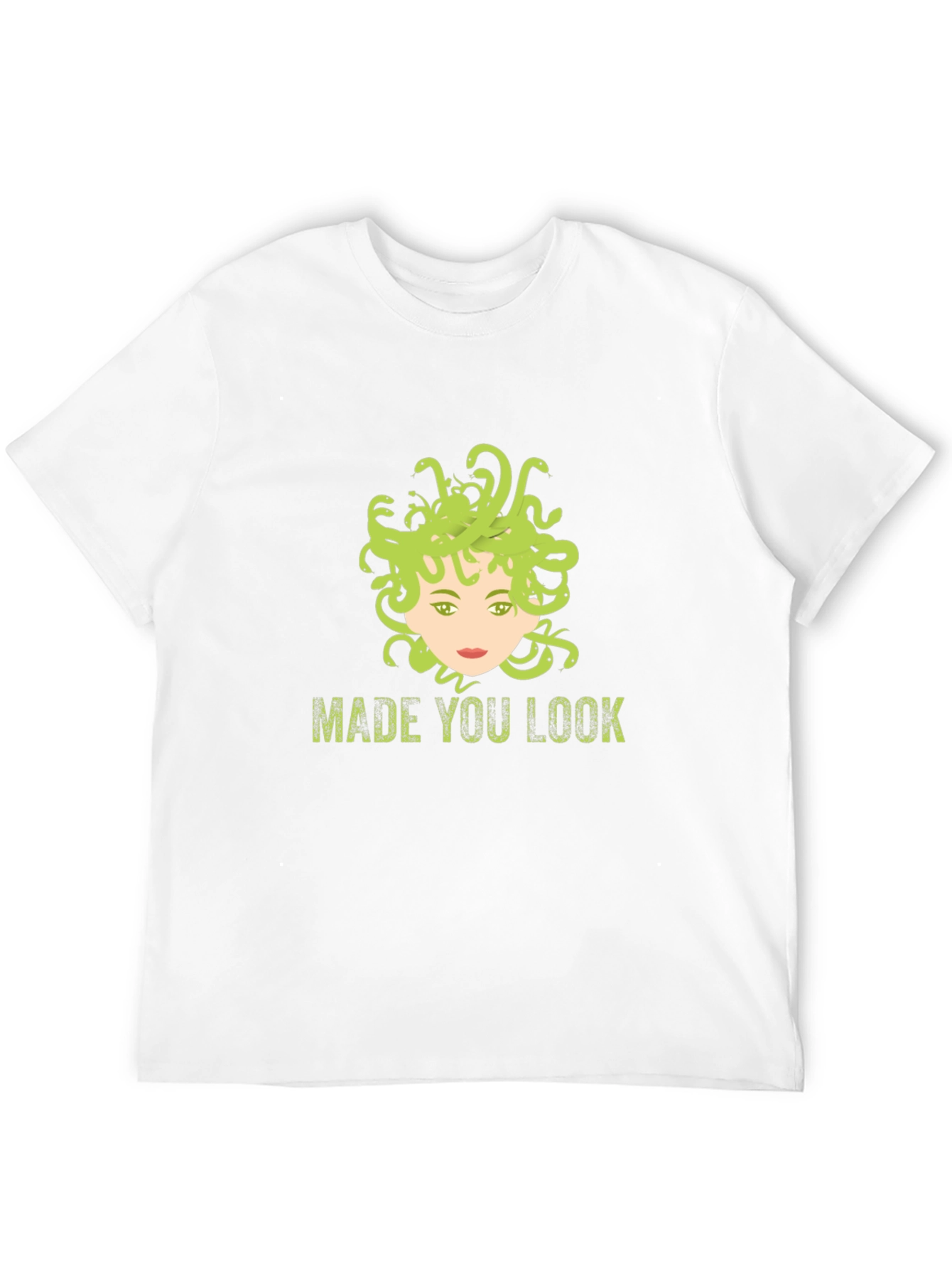 Medusa Made You Look Graphic Tee - Black