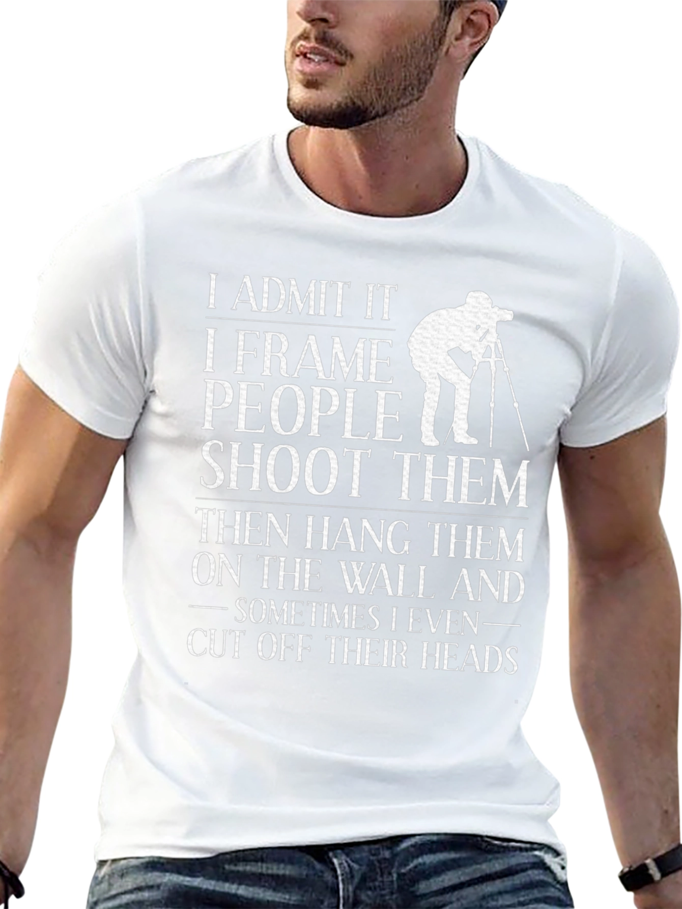 Photographers Pun Tee - I Frame People T-Shirt