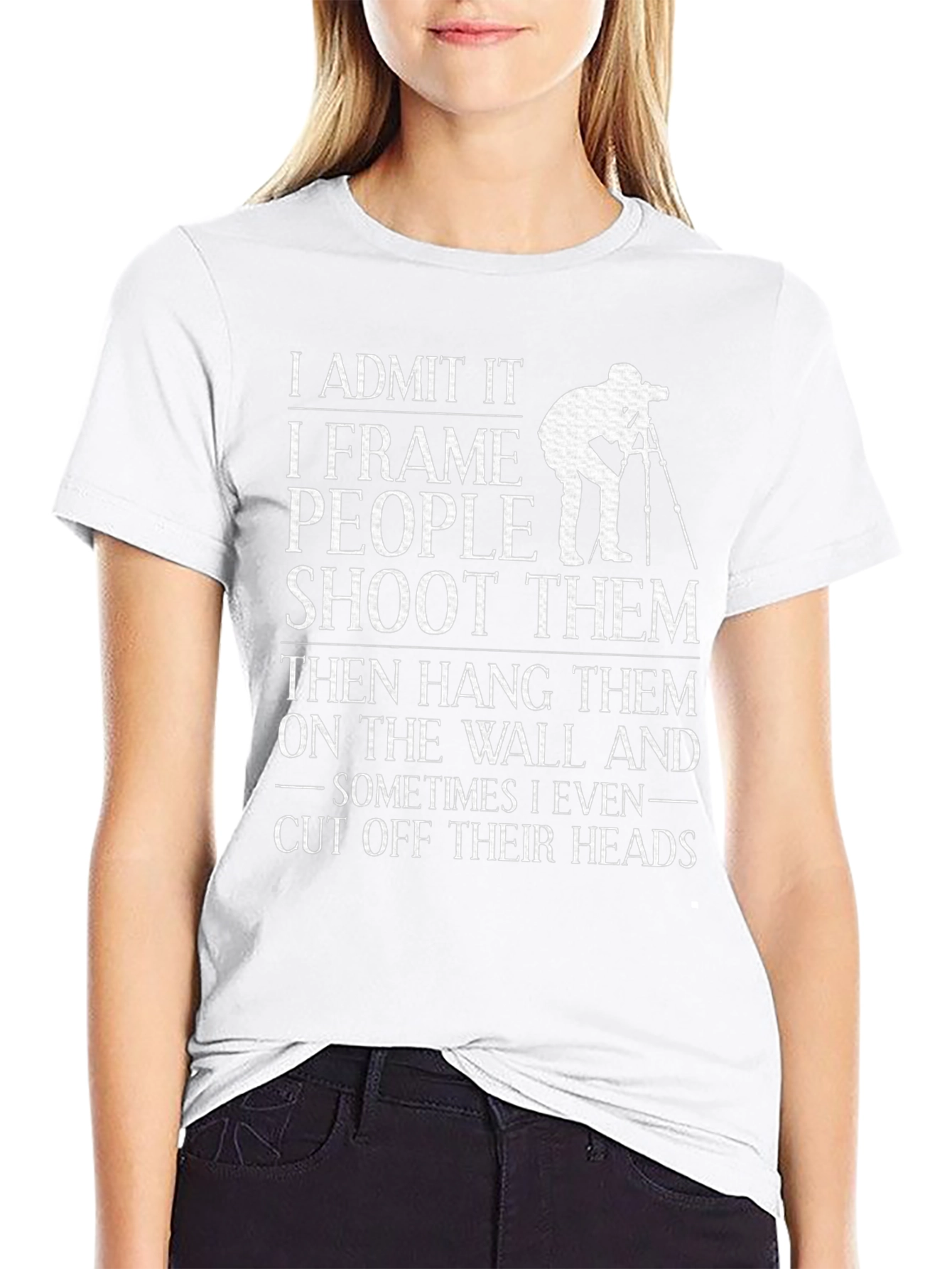 Photographers Pun Tee - I Frame People T-Shirt