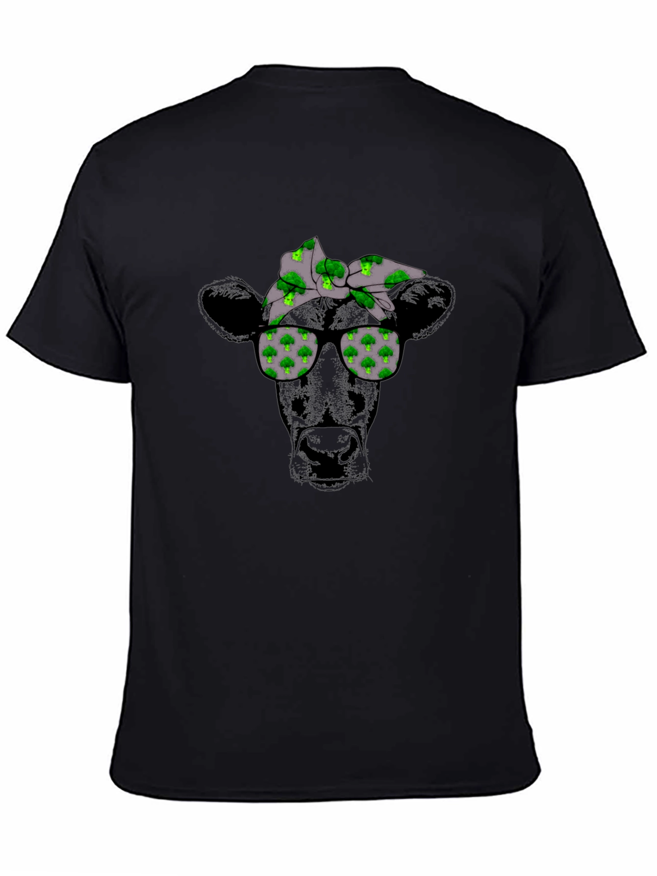 Cool Cow Broccoli Bandana T-Shirt