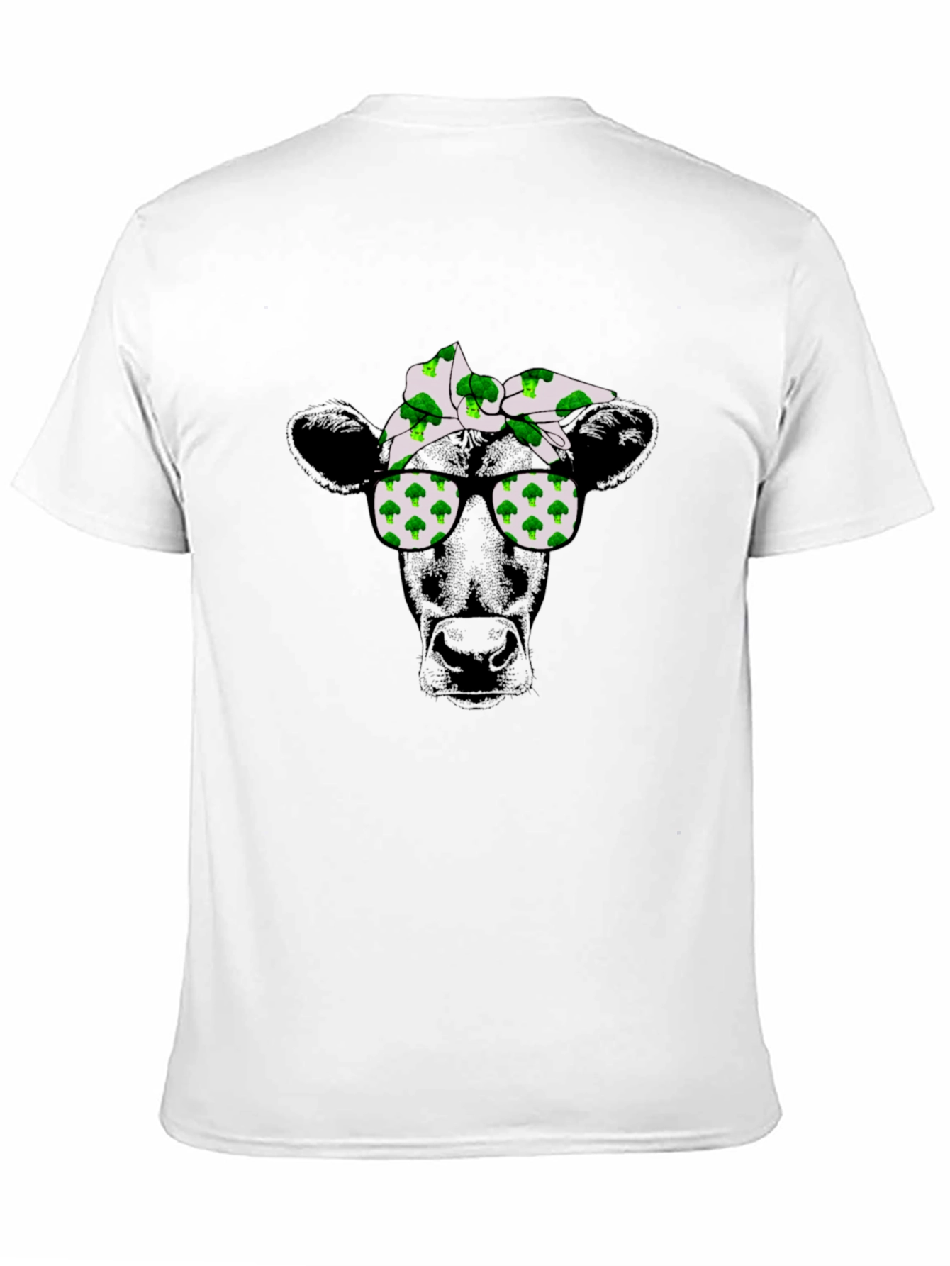 Cool Cow Broccoli Bandana T-Shirt