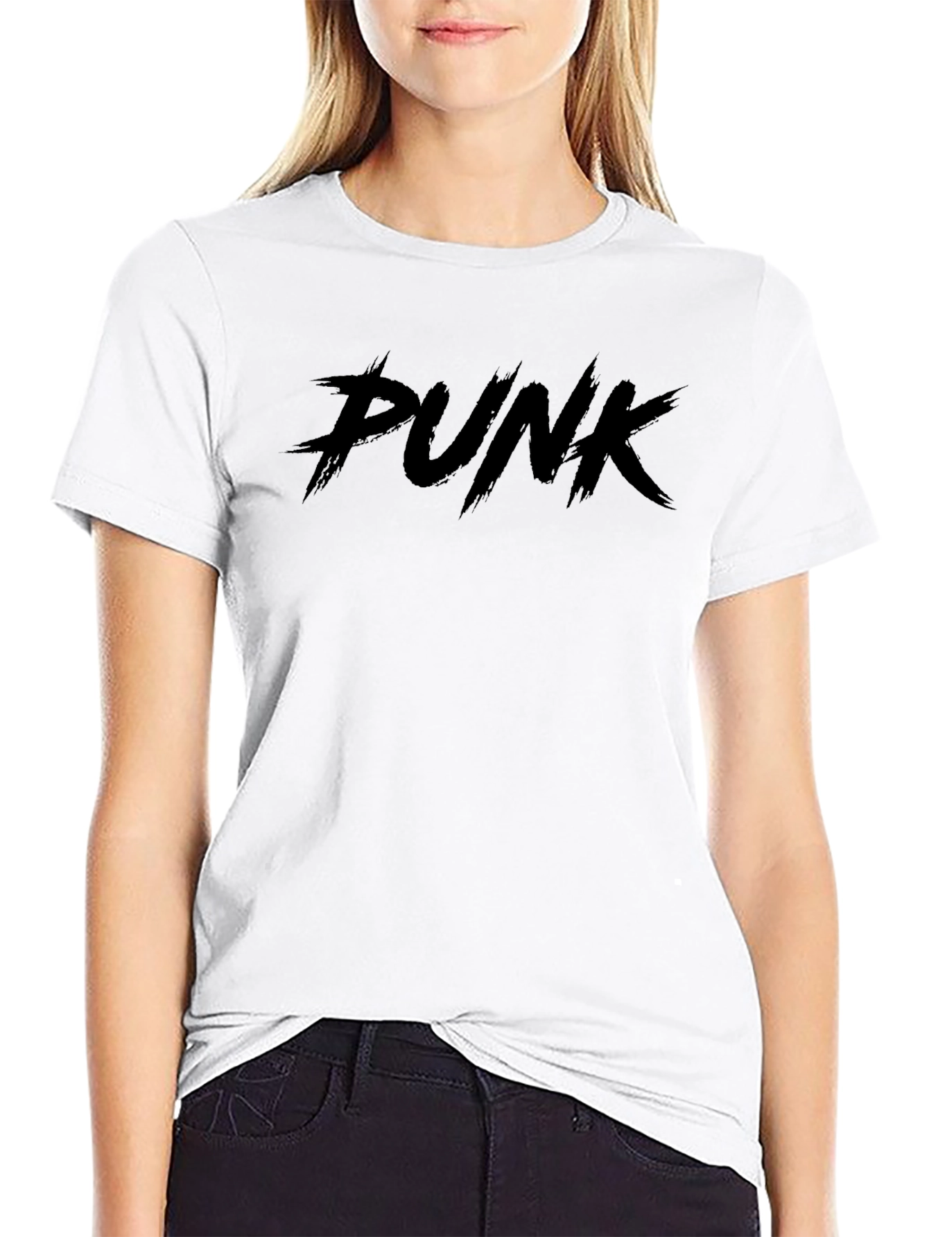 Black Punk Graphic T-Shirt