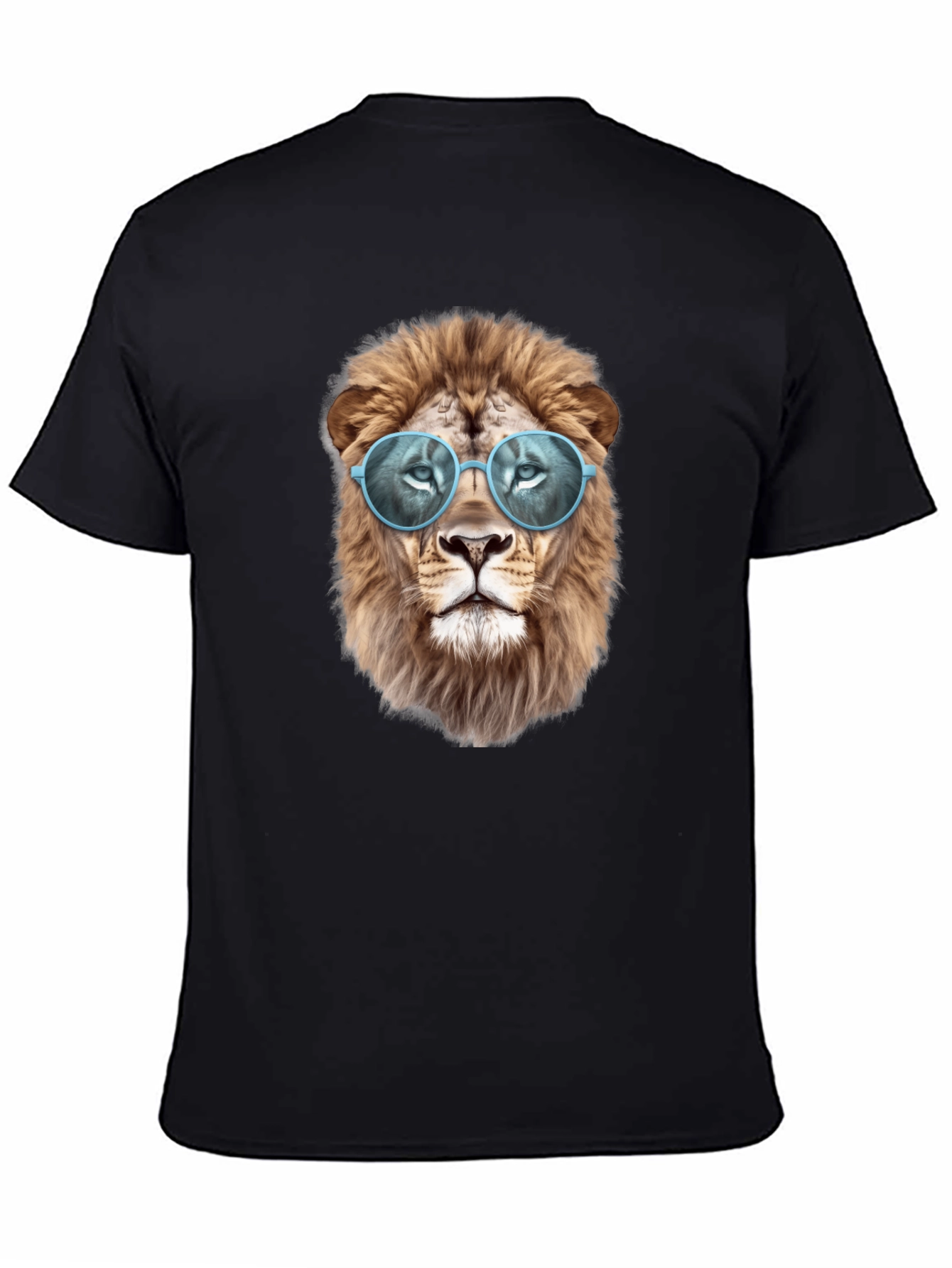 Cool Lion Graphic T-Shirt - Black