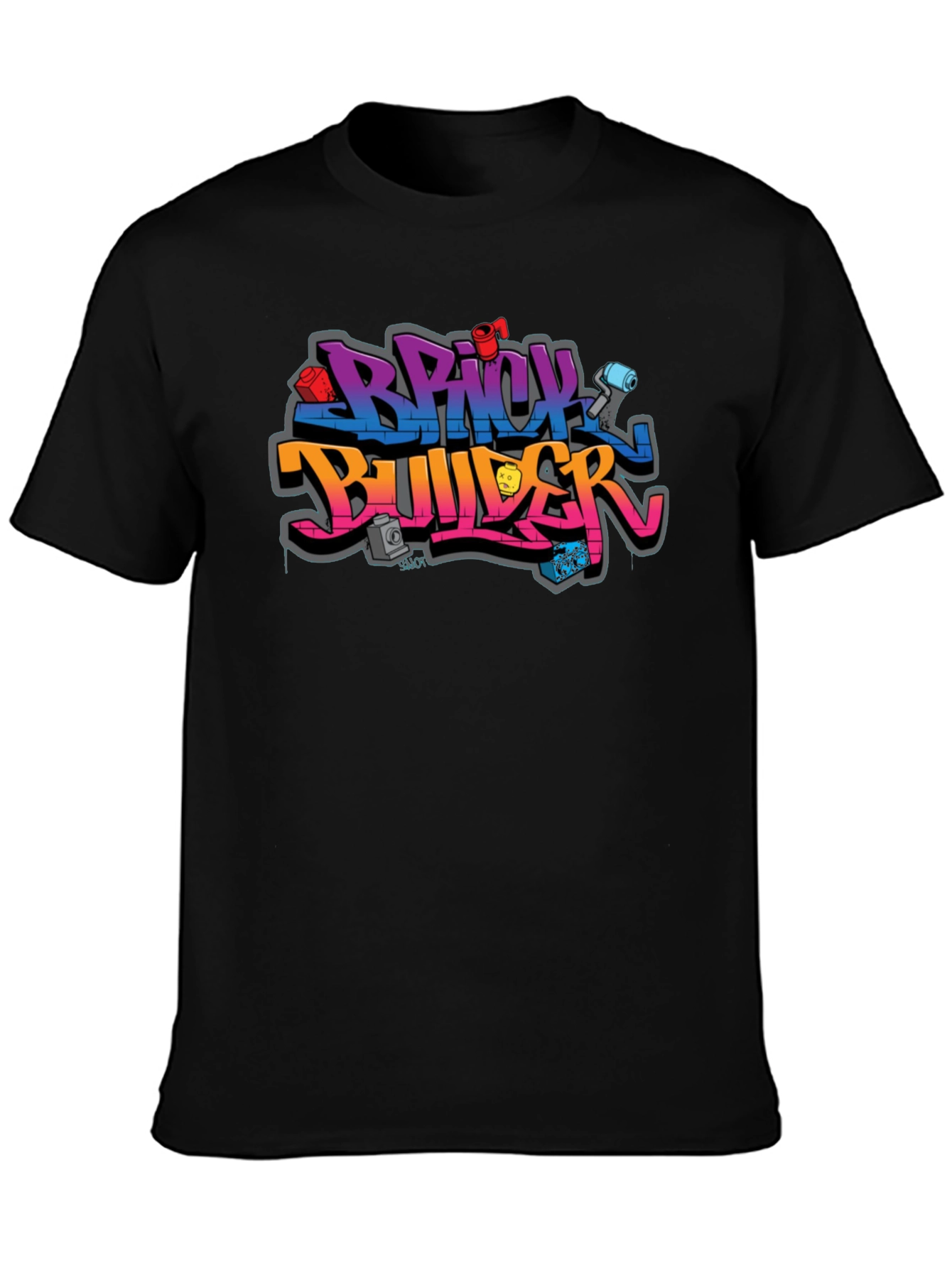 Brick Builder Graphic T-Shirt - Building Block Fan Apparel