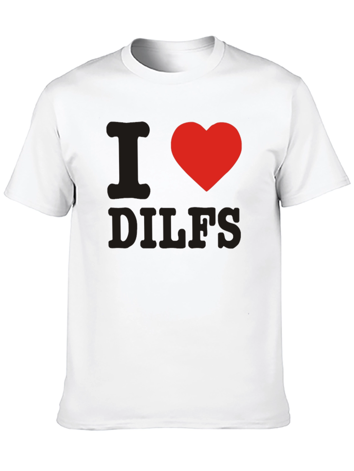 I Heart DILFS Black T-Shirt