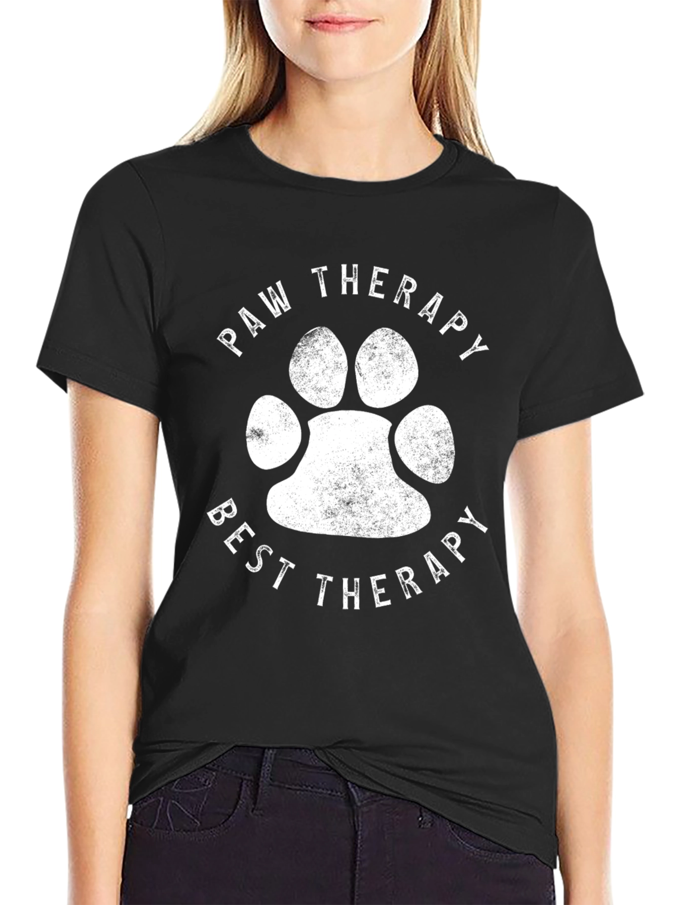 Paw Therapy T-Shirt - Best Therapy Graphic Tee