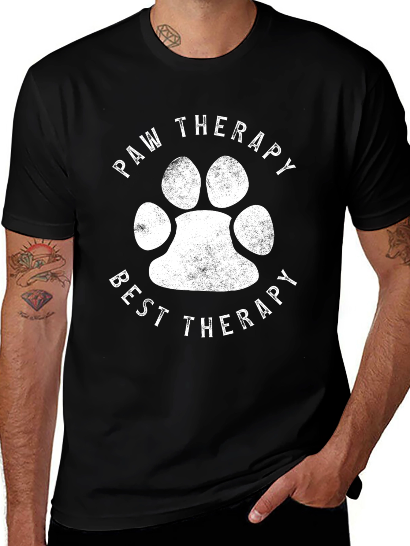 Paw Therapy T-Shirt - Best Therapy Graphic Tee