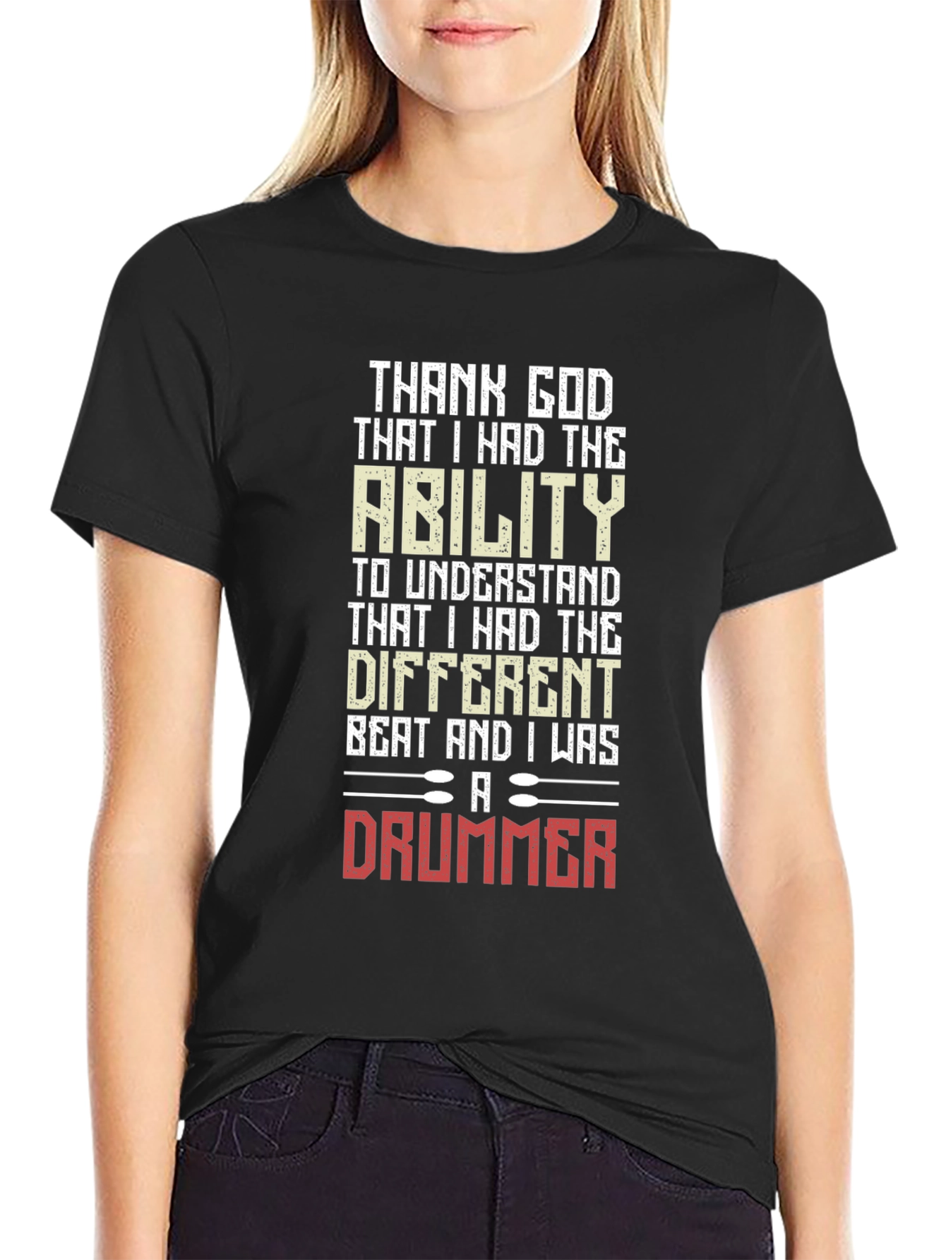 Thank God Drummer T-Shirt