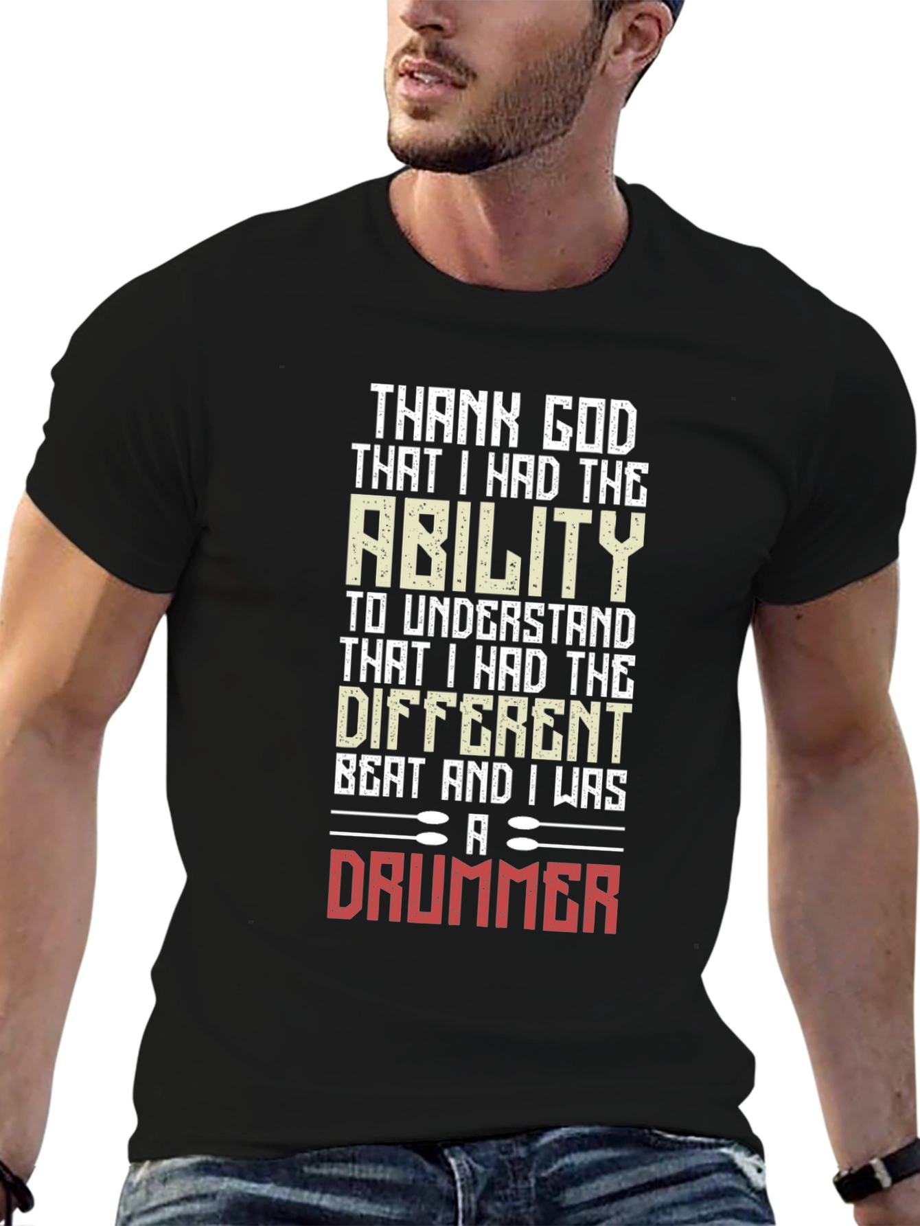 Thank God Drummer T-Shirt