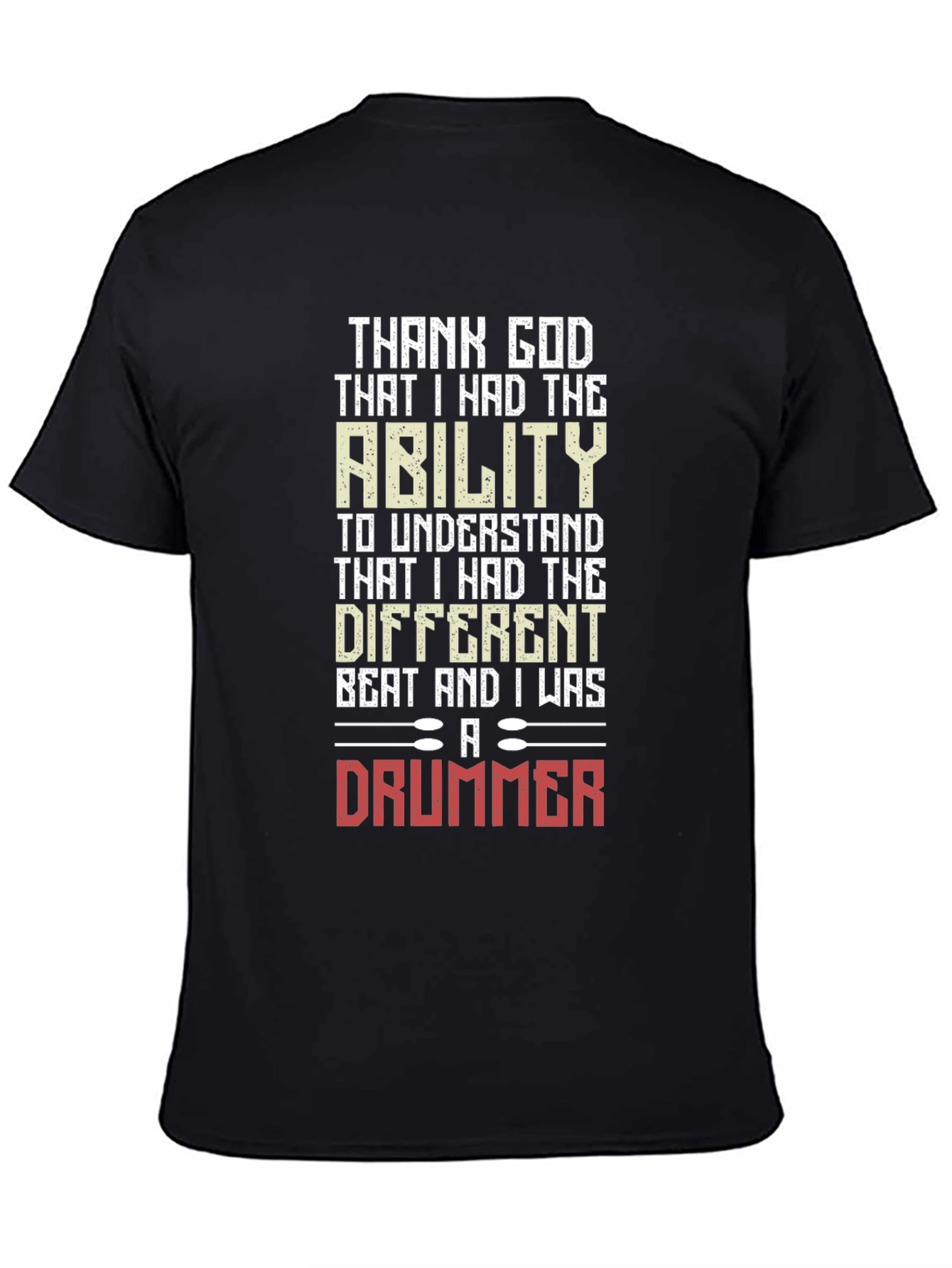 Thank God Drummer T-Shirt