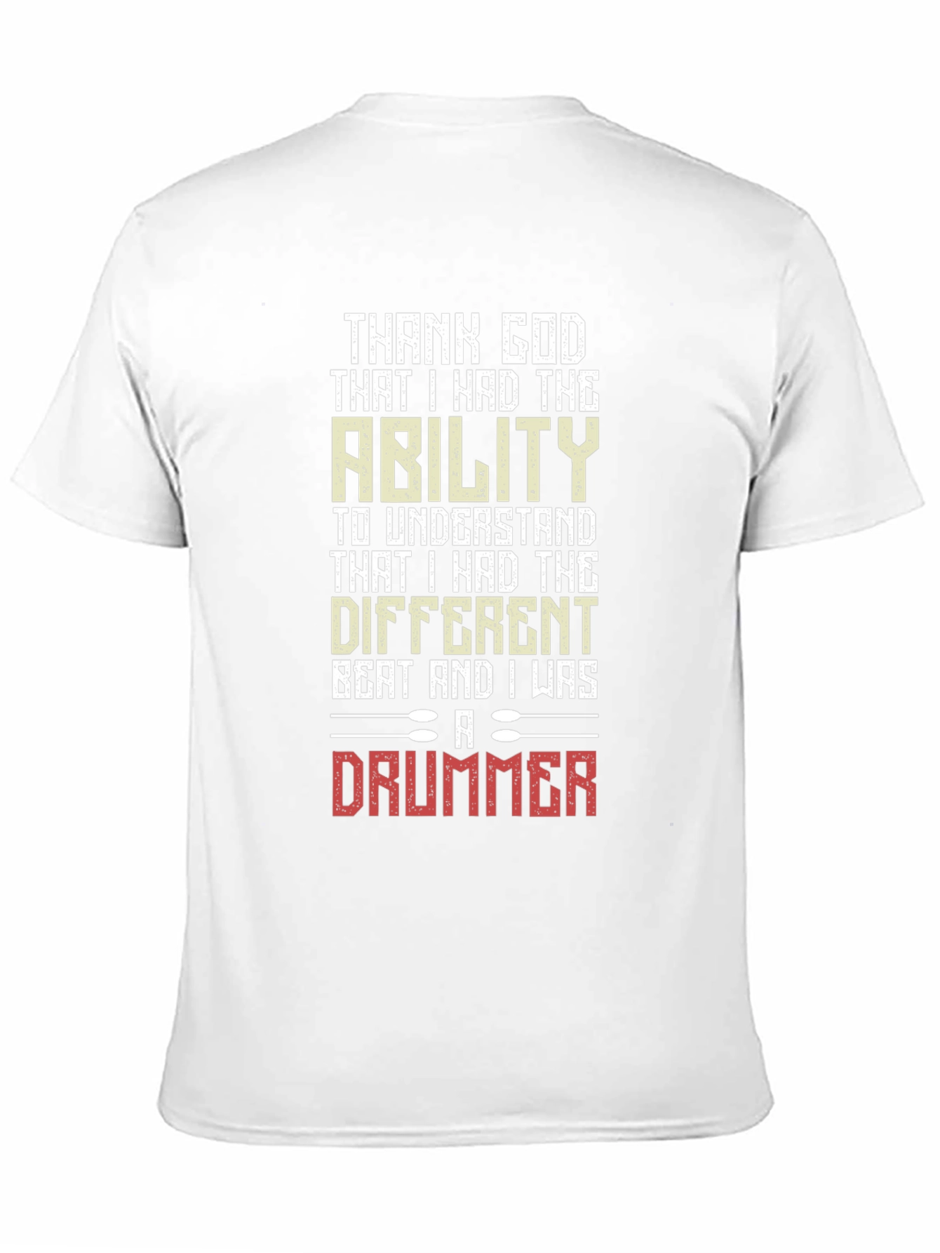 Thank God Drummer T-Shirt