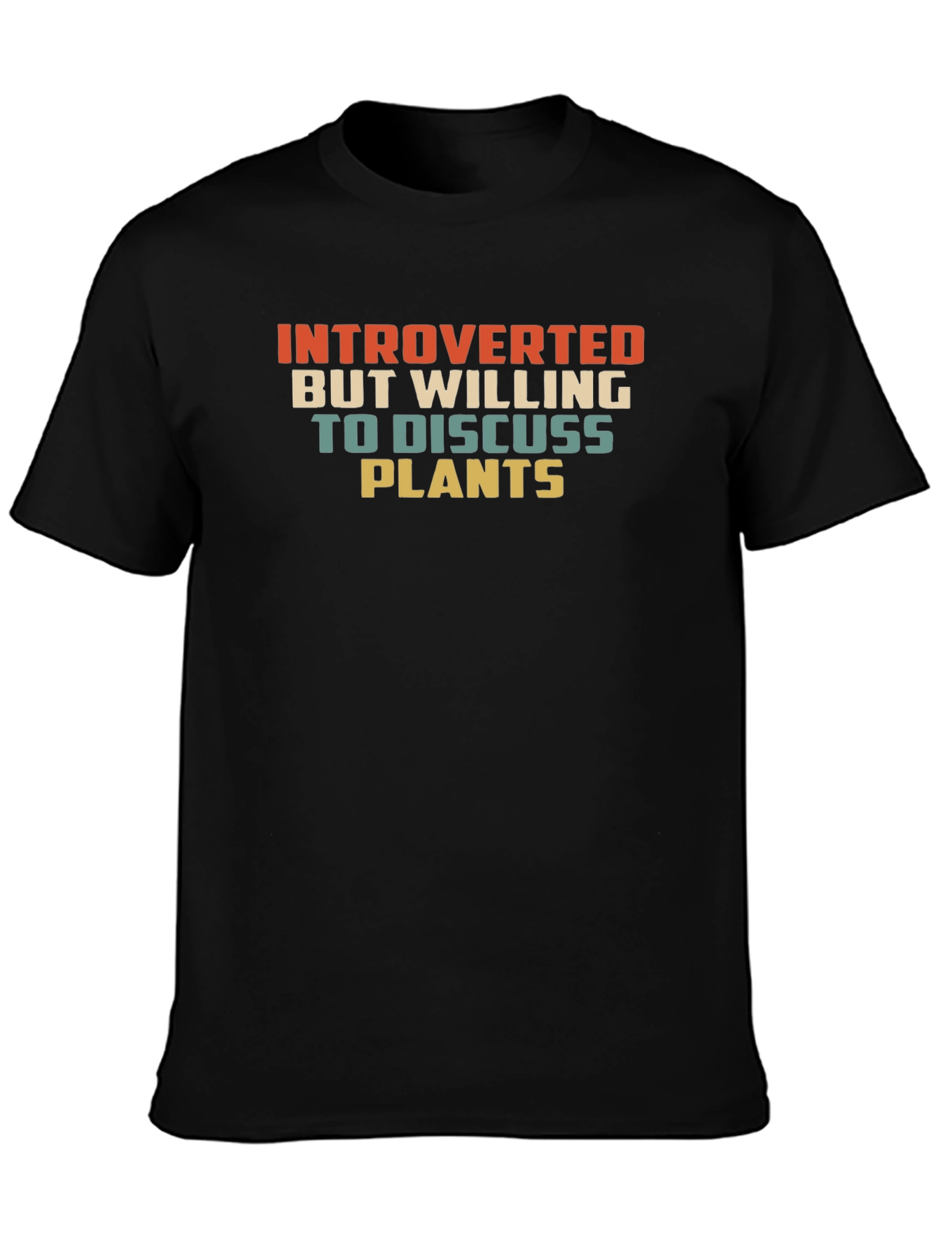 Introverted Plants T-Shirt: Discussing Plants