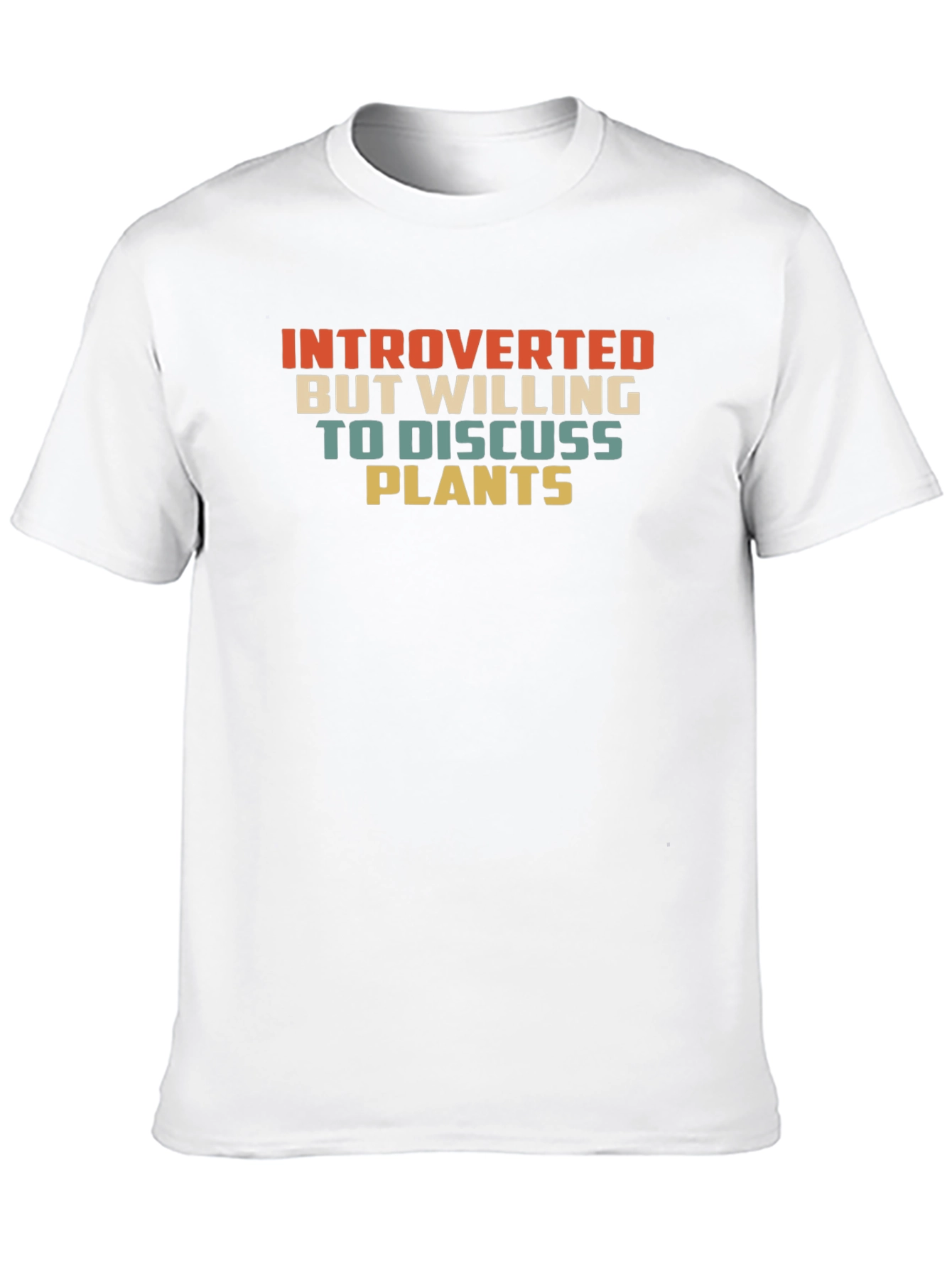 Introverted Plants T-Shirt: Discussing Plants