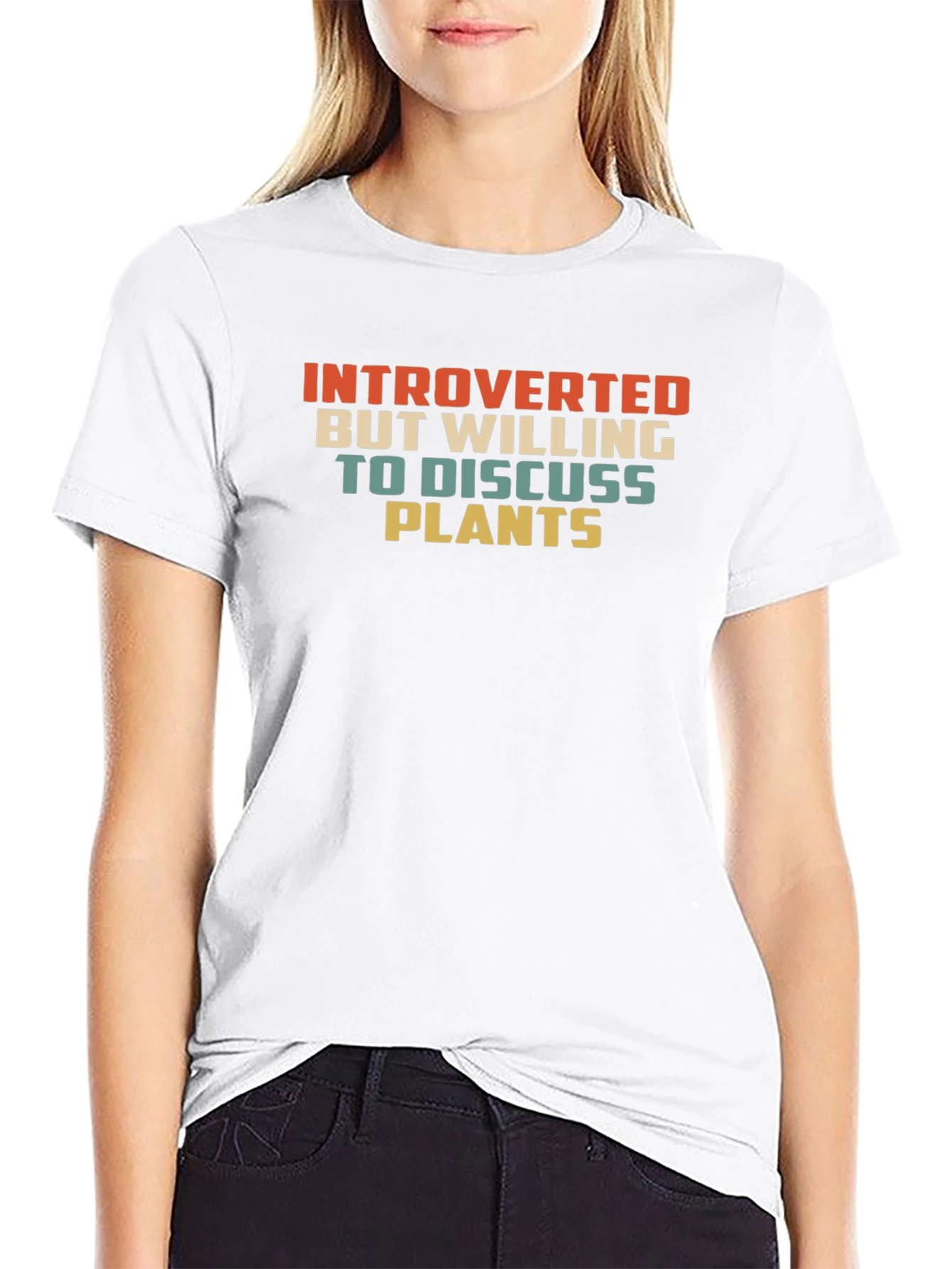 Introverted Plants T-Shirt: Discussing Plants