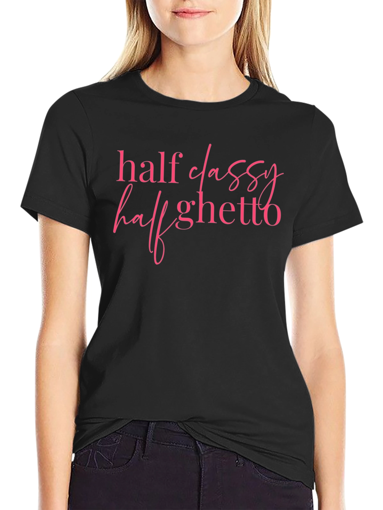 Half Classy Half Ghetto Graphic Tee