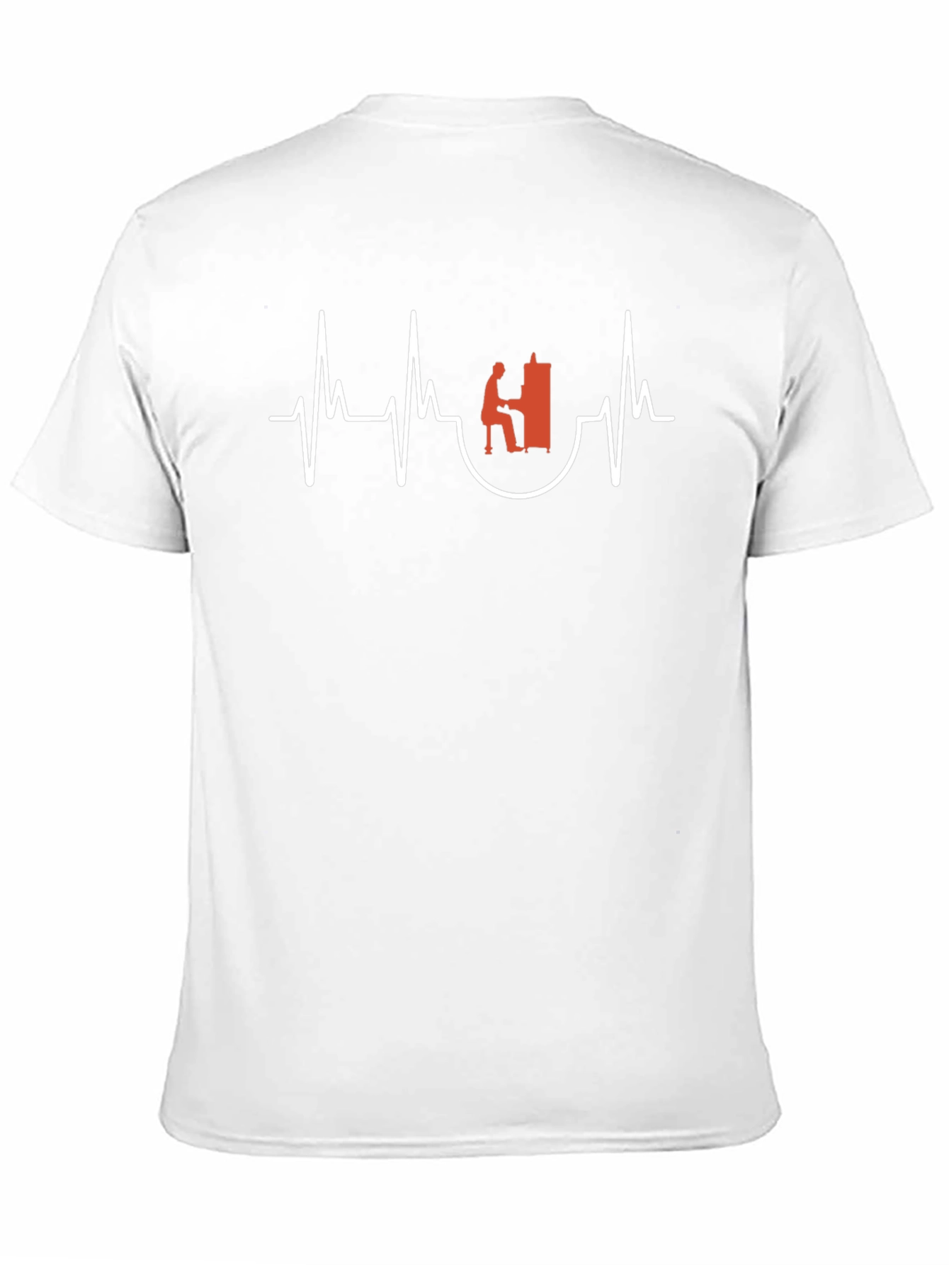 Piano Heartbeat T-Shirt - Musician Tee